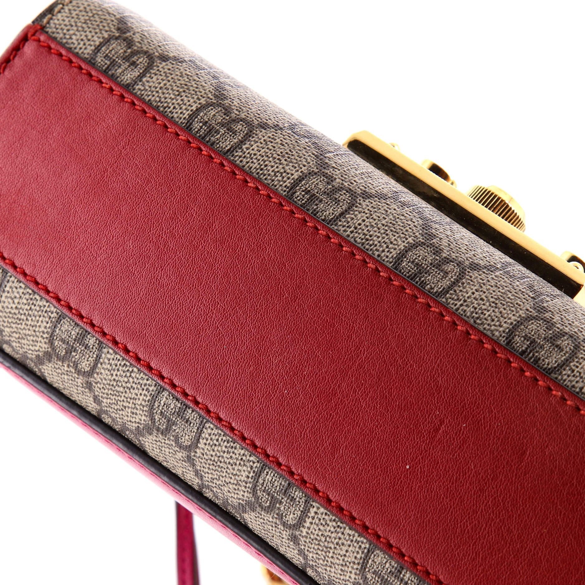 Gucci Padlock Shoulder Bag GG Coated Canvas and Leather Small Size ONE SIZE - 5 Thumbnail