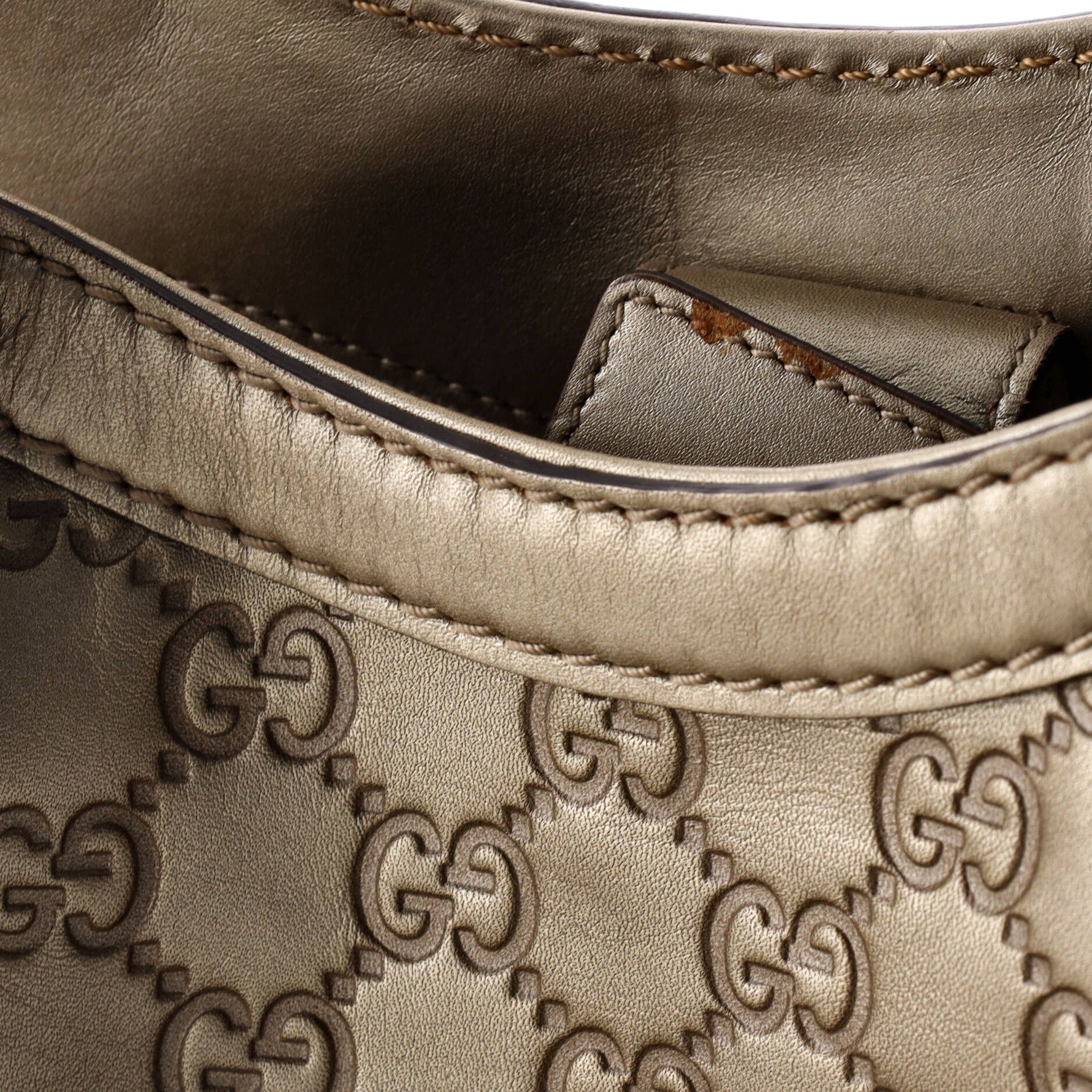 Gucci Sukey Tote GG Canvas with Leather Medium Size ONE SIZE - 5 Thumbnail