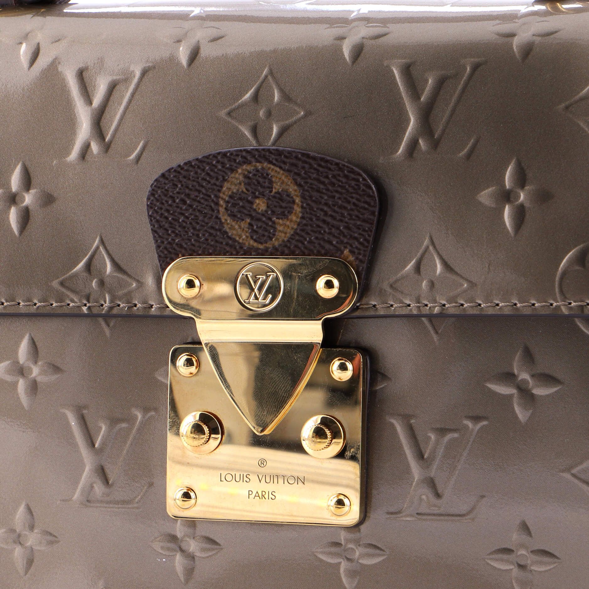 Louis Vuitton Spring Street NM Handbag Monogram Vernis with Monogram Canvas Size ONE SIZE - 5 Thumbnail