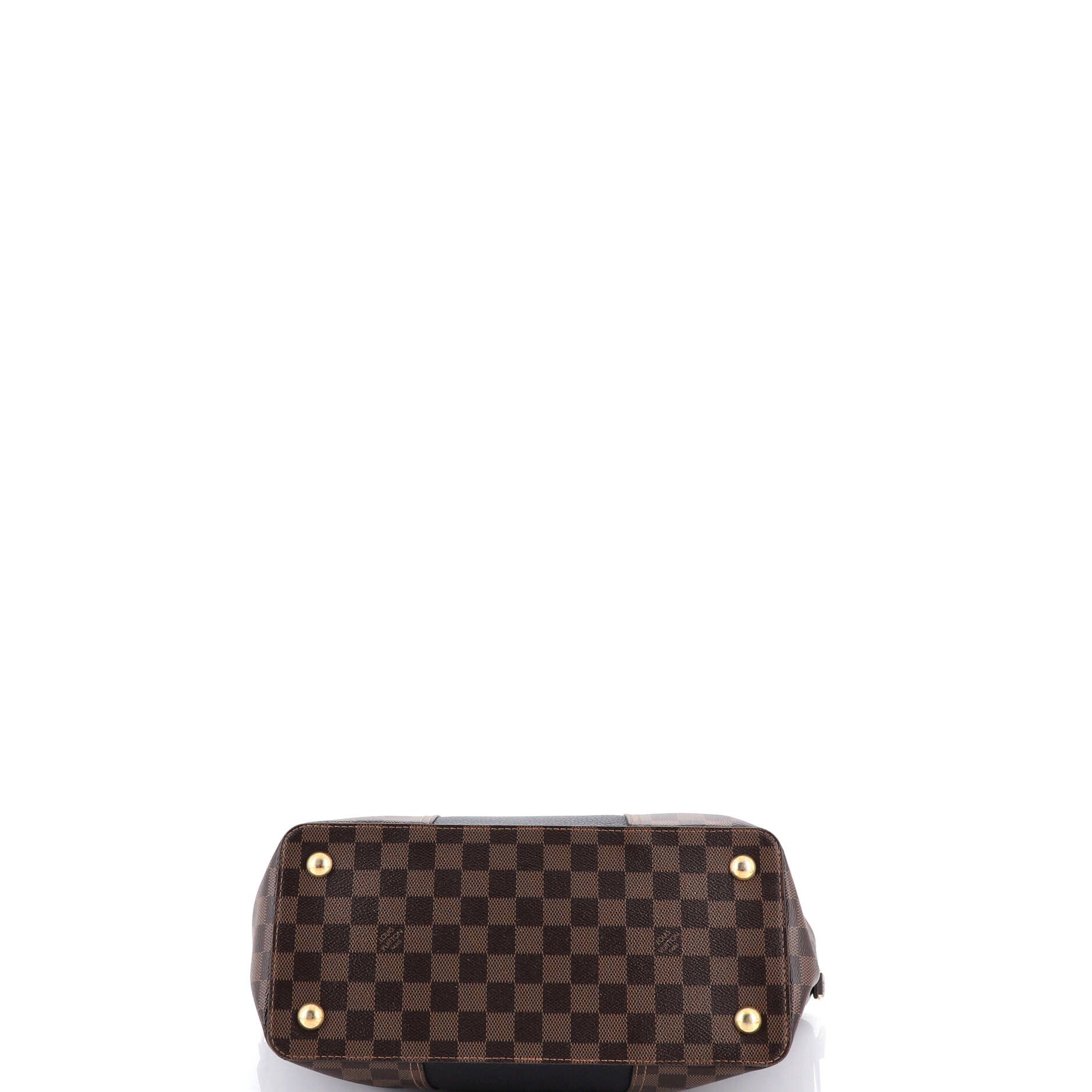 Louis Vuitton Jersey Handbag Damier with Leather Size ONE SIZE - 3 Thumbnail