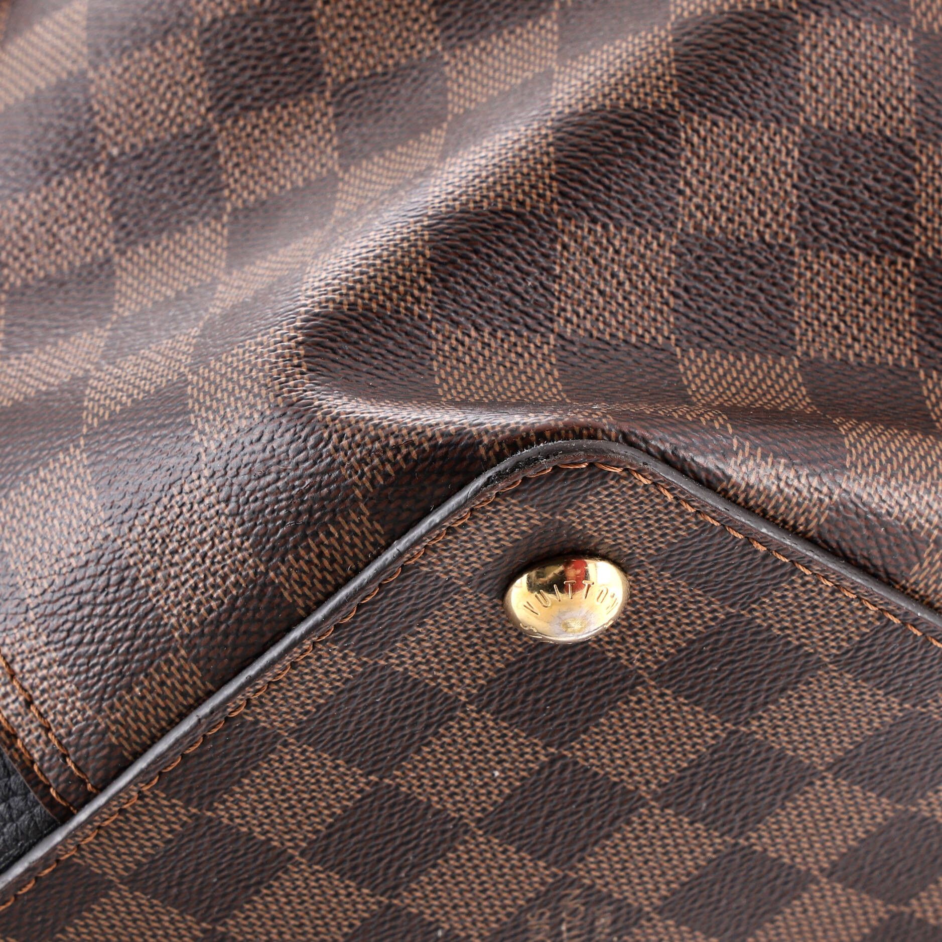 Louis Vuitton Jersey Handbag Damier with Leather Size ONE SIZE - 6 Thumbnail
