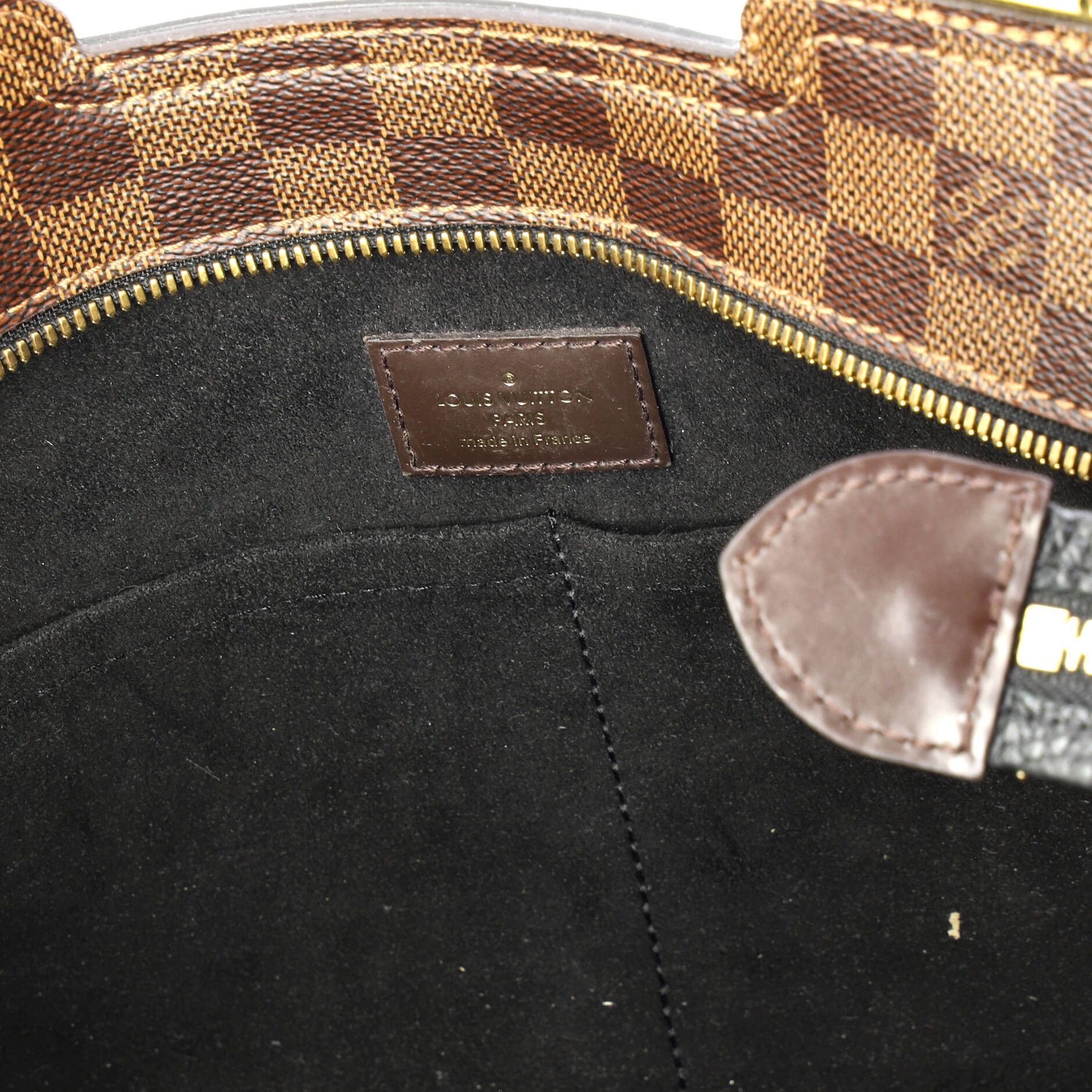 Louis Vuitton Jersey Handbag Damier with Leather Size ONE SIZE - 5 Thumbnail
