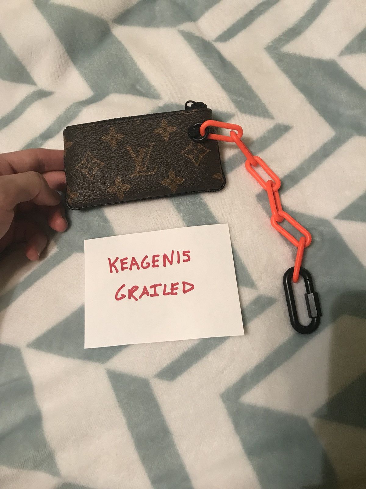 Louis Vuitton Pochette Cle - Schlüsseletui/Geldbörse NEU&OVP Virgil  Abloh M80845