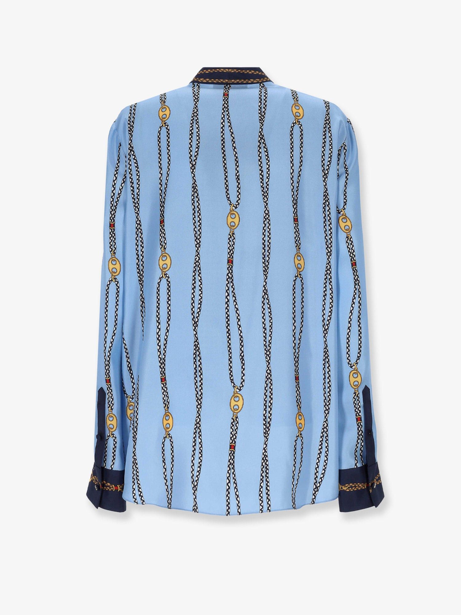 Gucci Gucci Printed silk twill shirt Tag Size IT 42 Women - USA Tariffs Included Size M / US 6-8 / IT 42-44 - 2 Thumbnail