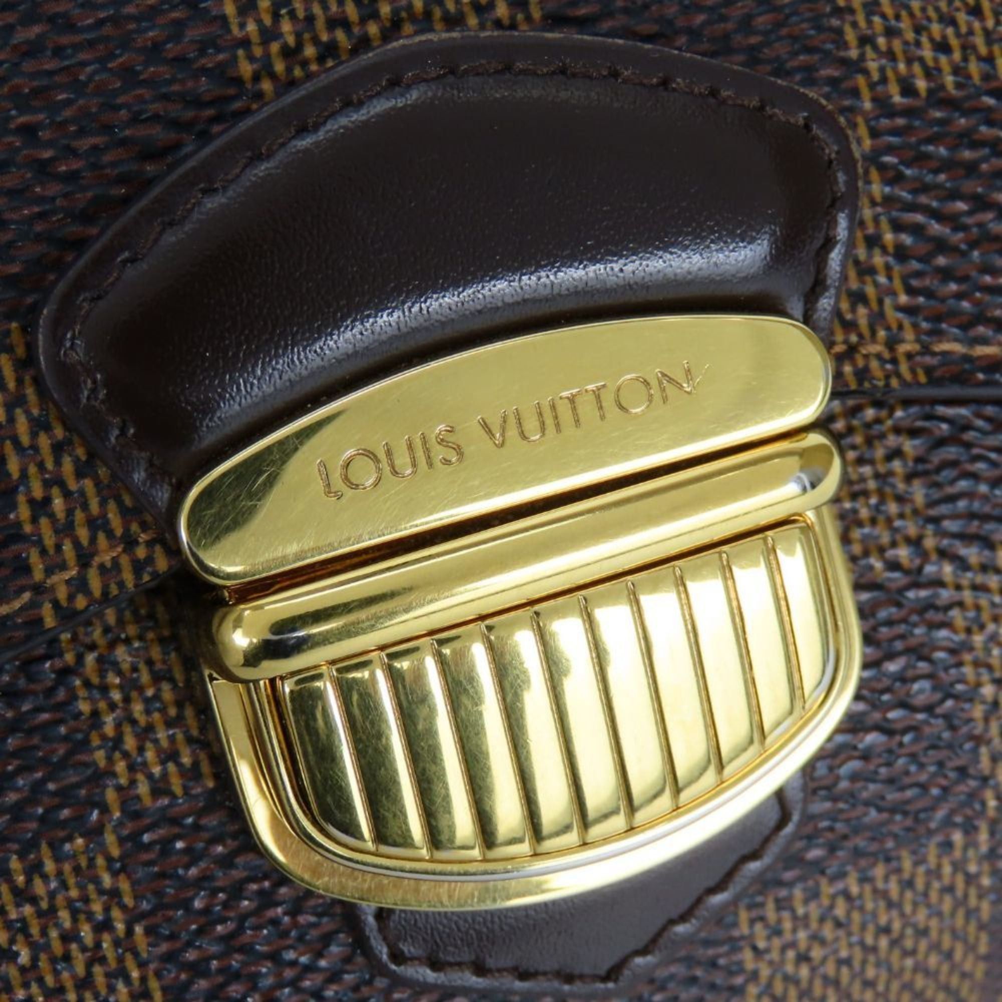 Louis Vuitton Louis Vuitton Portefeuille Joy Tri-fold Wallet N60034 Damier Ebene Brown Women's LOUIS VUITTON Size ONE SIZE - 5 Thumbnail