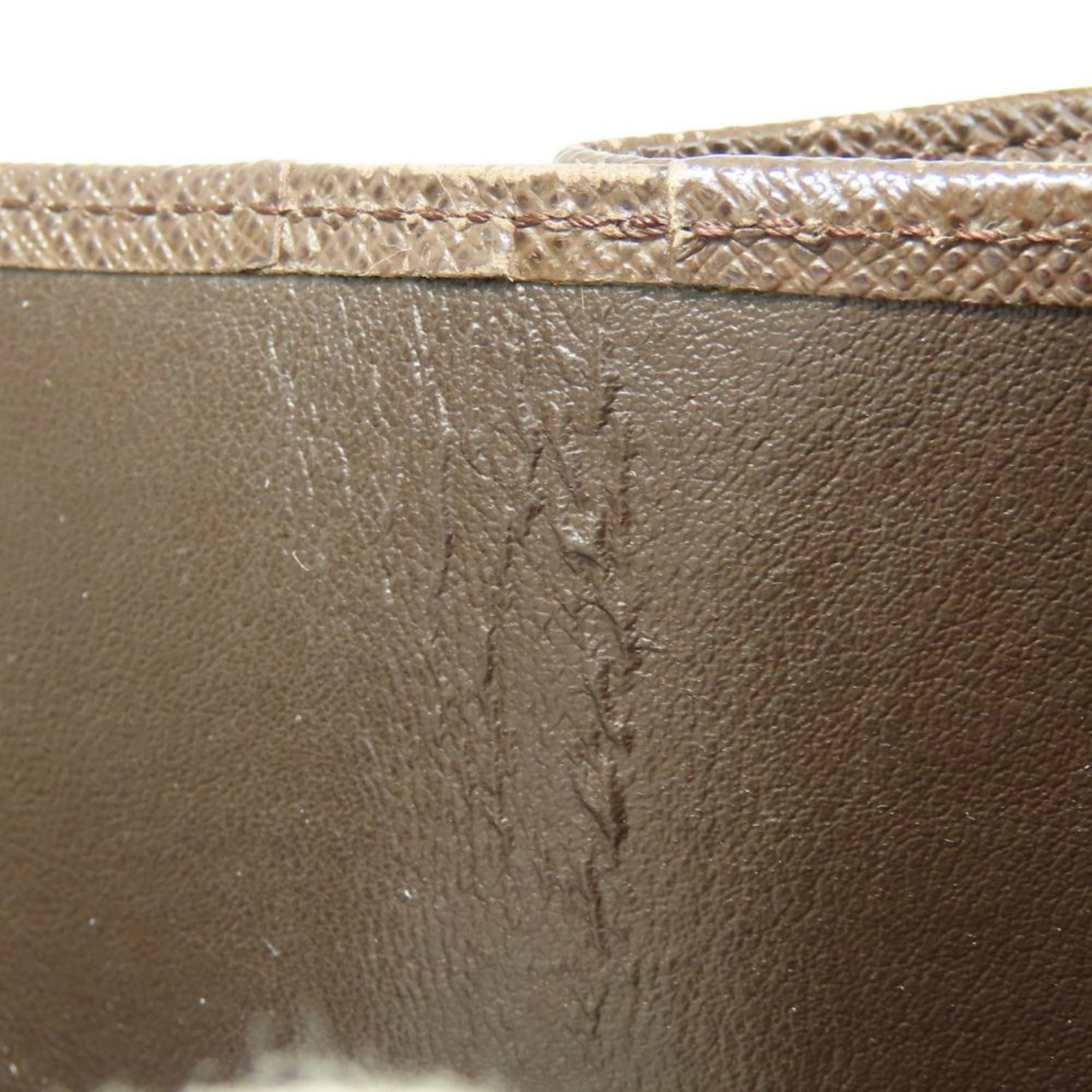 Louis Vuitton Louis Vuitton Portefeuille Joy Tri-fold Wallet N60034 Damier Ebene Brown Women's LOUIS VUITTON Size ONE SIZE - 22 Thumbnail