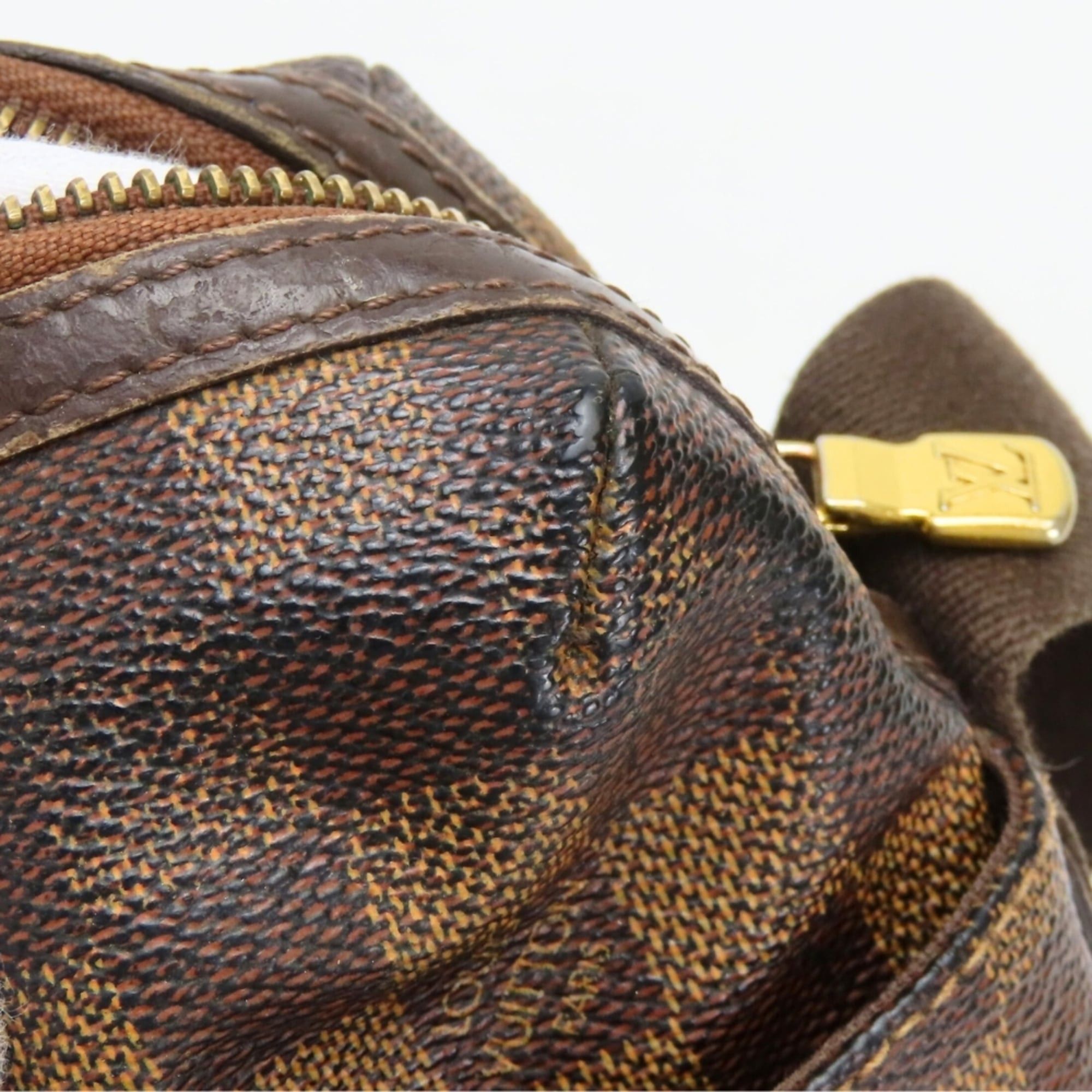 Louis Vuitton Louis Vuitton Trotter Bobur Shoulder Bag N41135 Damier Leather Ebene Brown Women's LOUIS VUITTON Size ONE SIZE - 11 Thumbnail