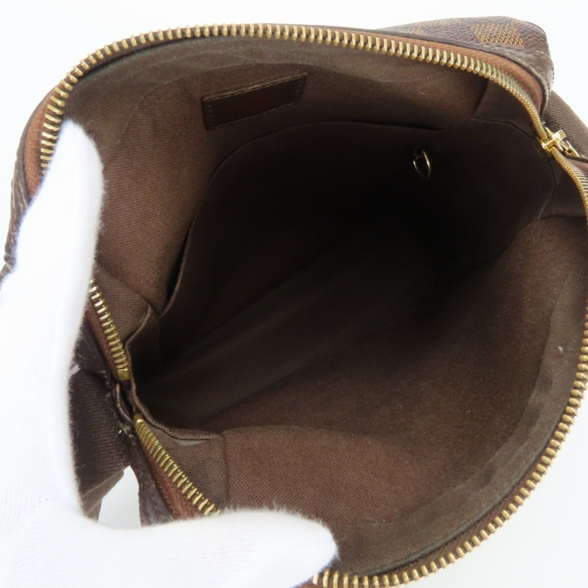 Louis Vuitton Louis Vuitton Trotter Bobur Shoulder Bag N41135 Damier Leather Ebene Brown Women's LOUIS VUITTON Size ONE SIZE - 21 Thumbnail