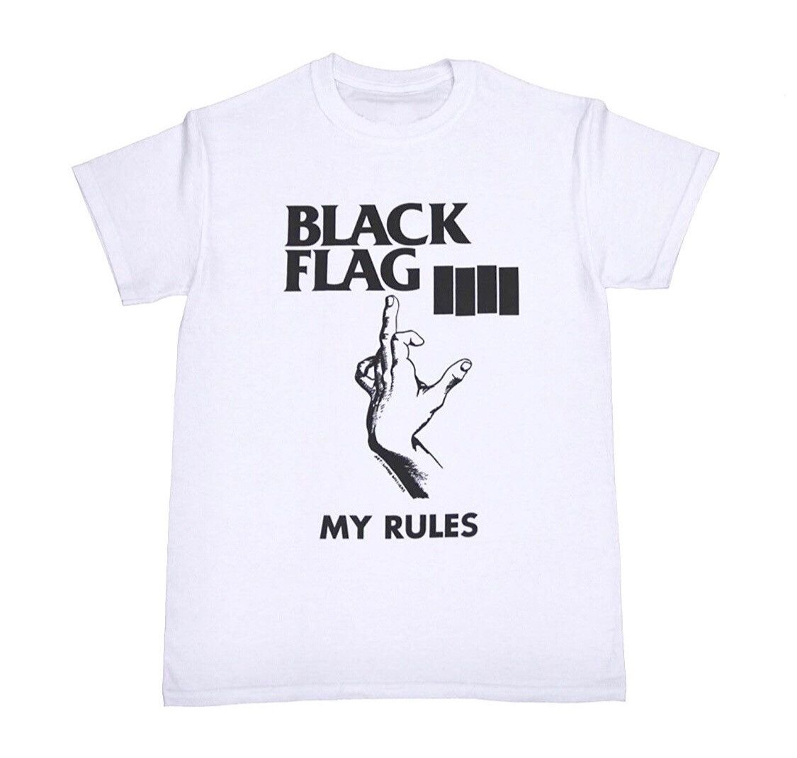 Vintage Playboi Carti worn Black Flag Tee | Grailed