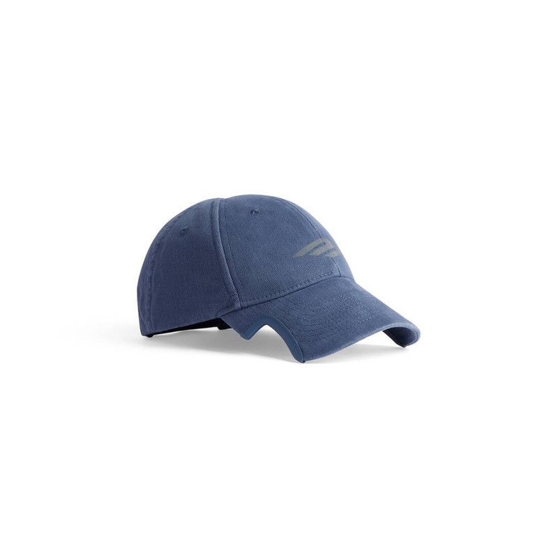 Balenciaga 3b stencil cap in blue Size ONE SIZE - 2 Thumbnail