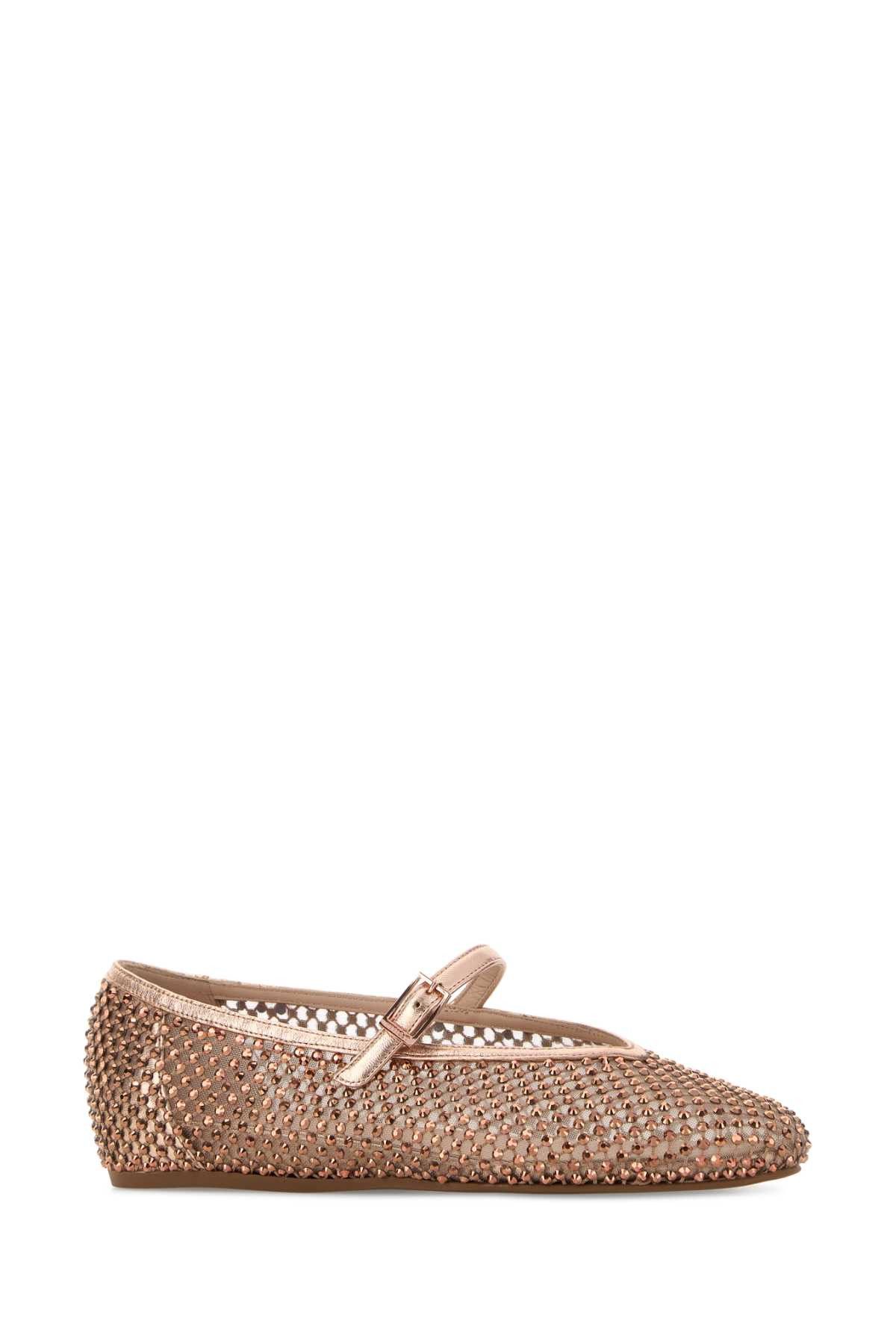 Le Silla Embellished Mesh Ballerinas Size US 10 / IT 40 - 2 Thumbnail
