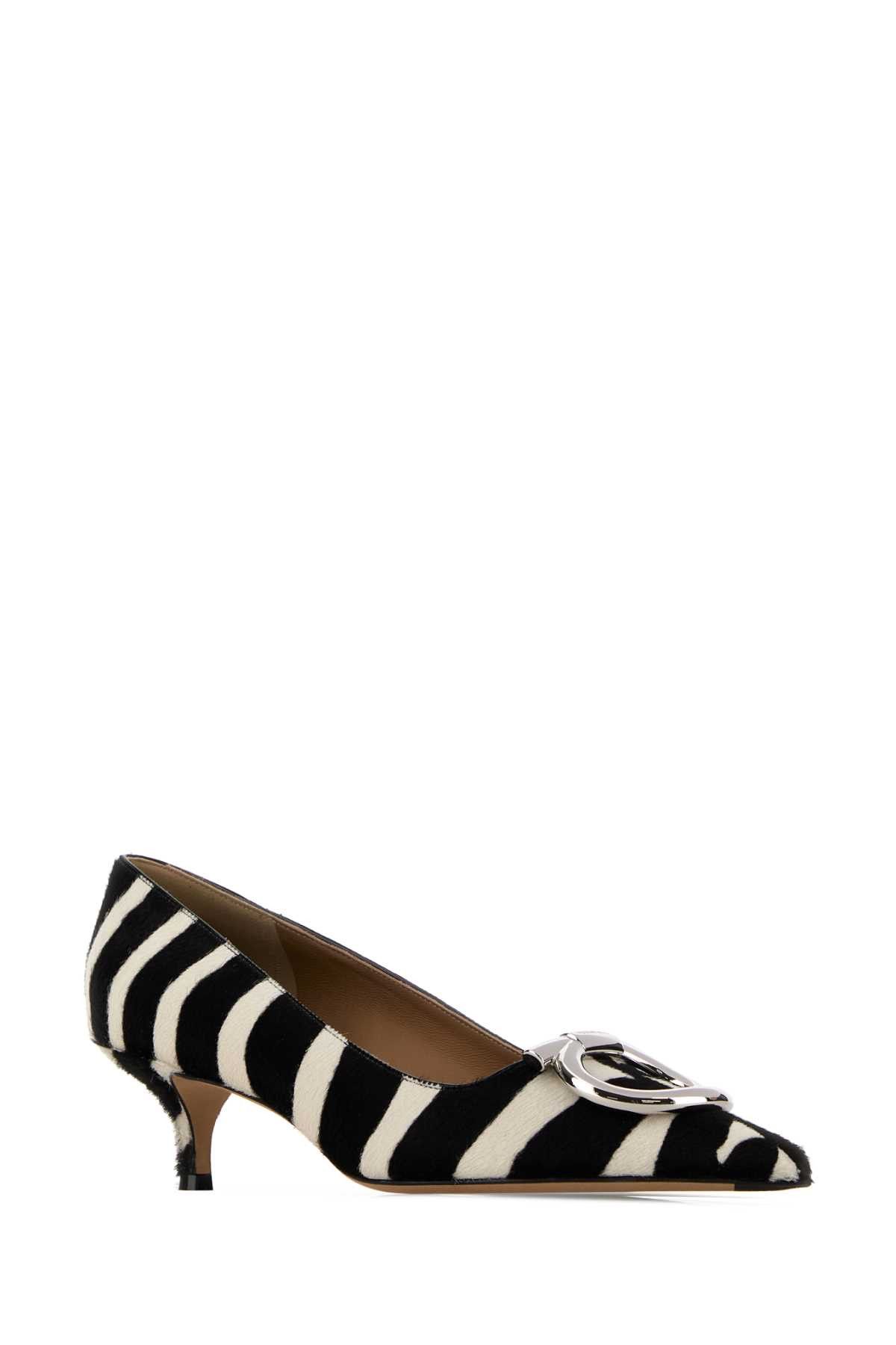 Salvatore Ferragamo Printed Calf Hair Lara 40 Pumps Size US 8 / IT 38 - 2 Thumbnail