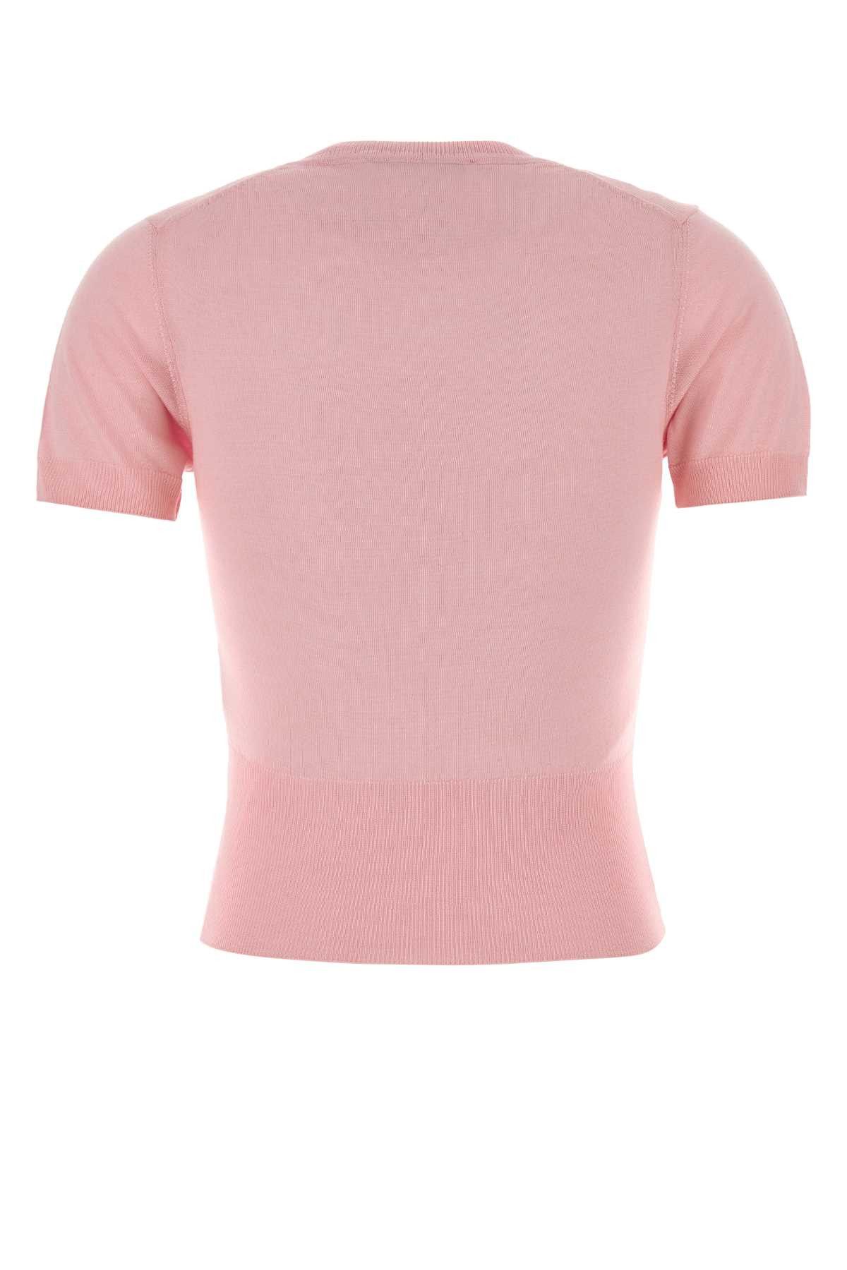 Vivienne Westwood Pink Wool Blend Bea Sweater Size M / US 6-8 / IT 42-44 - 2 Thumbnail