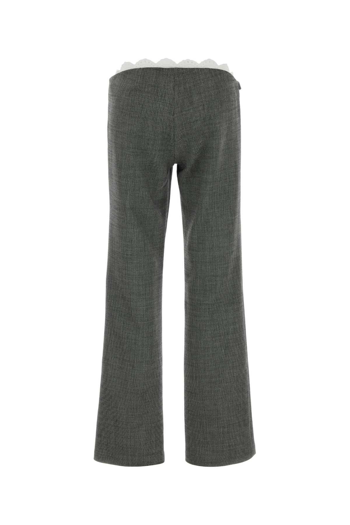 Magda Butrym Grey Stretch Wool Pant Size 27" / US 4 / IT 40 - 2 Thumbnail