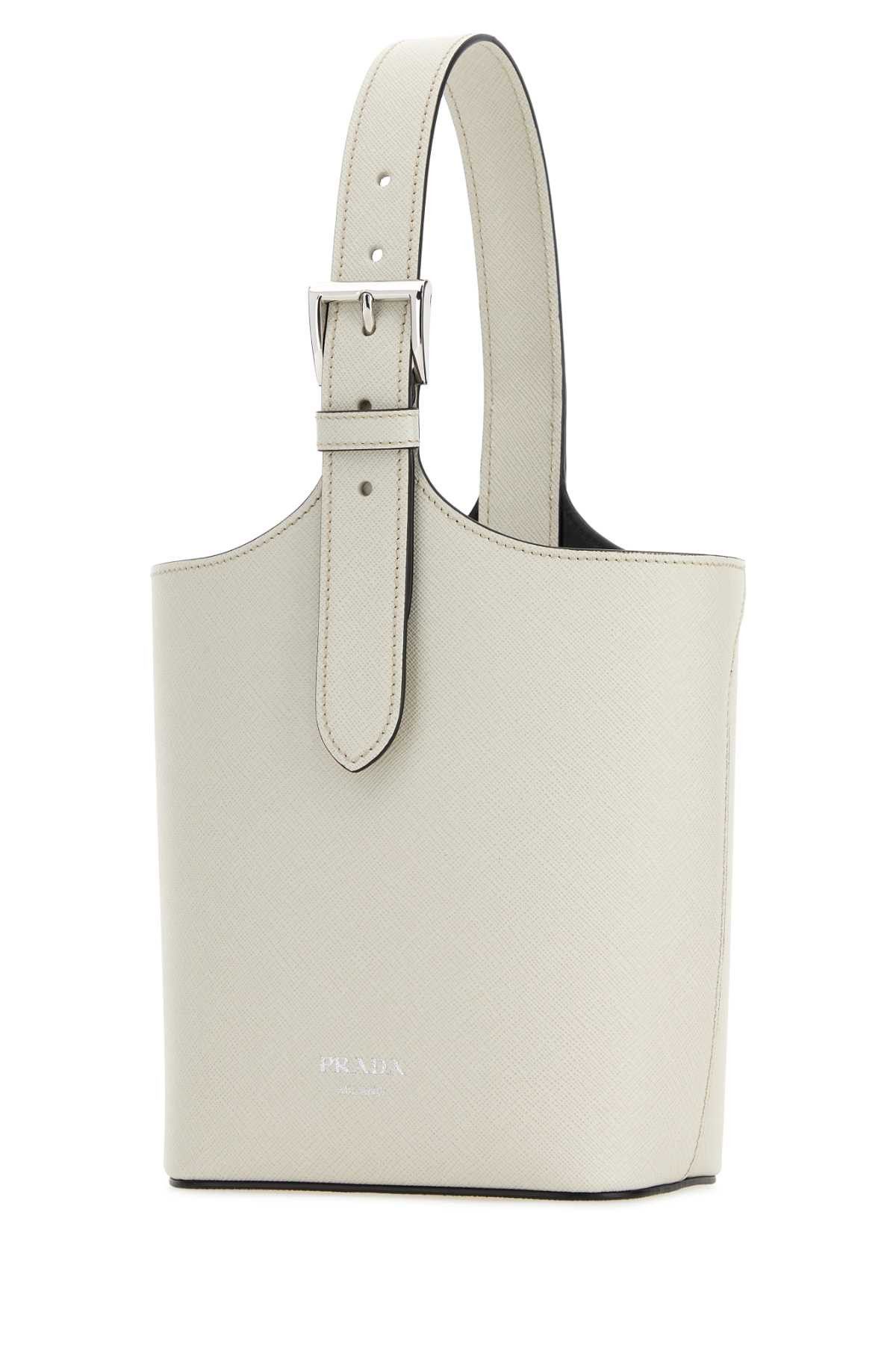 Prada White Leather Shoulder Bag Size ONE SIZE - 2 Thumbnail