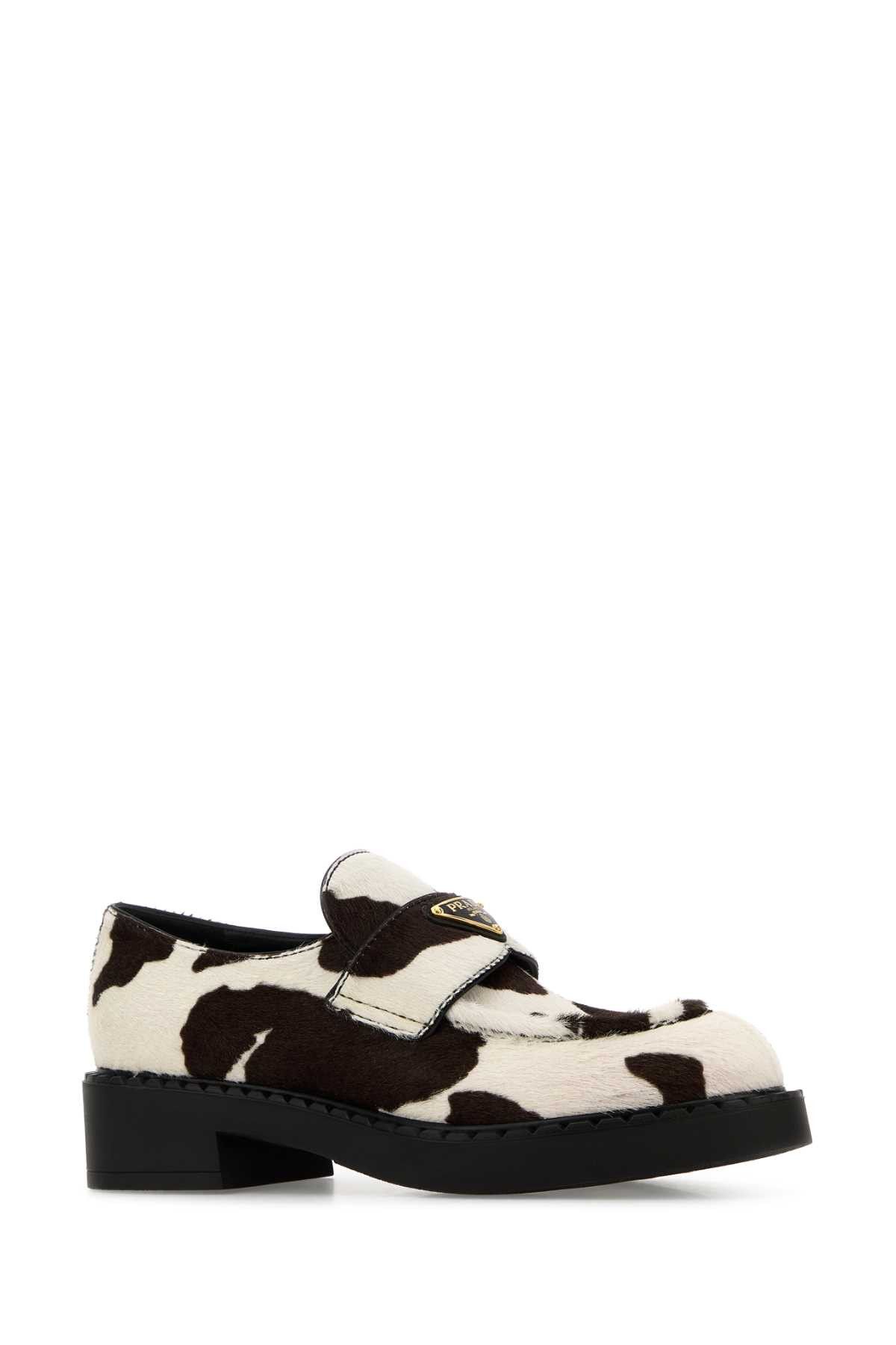 Prada Printed Calf Hair Loafers Size US 9 / IT 39 - 2 Thumbnail