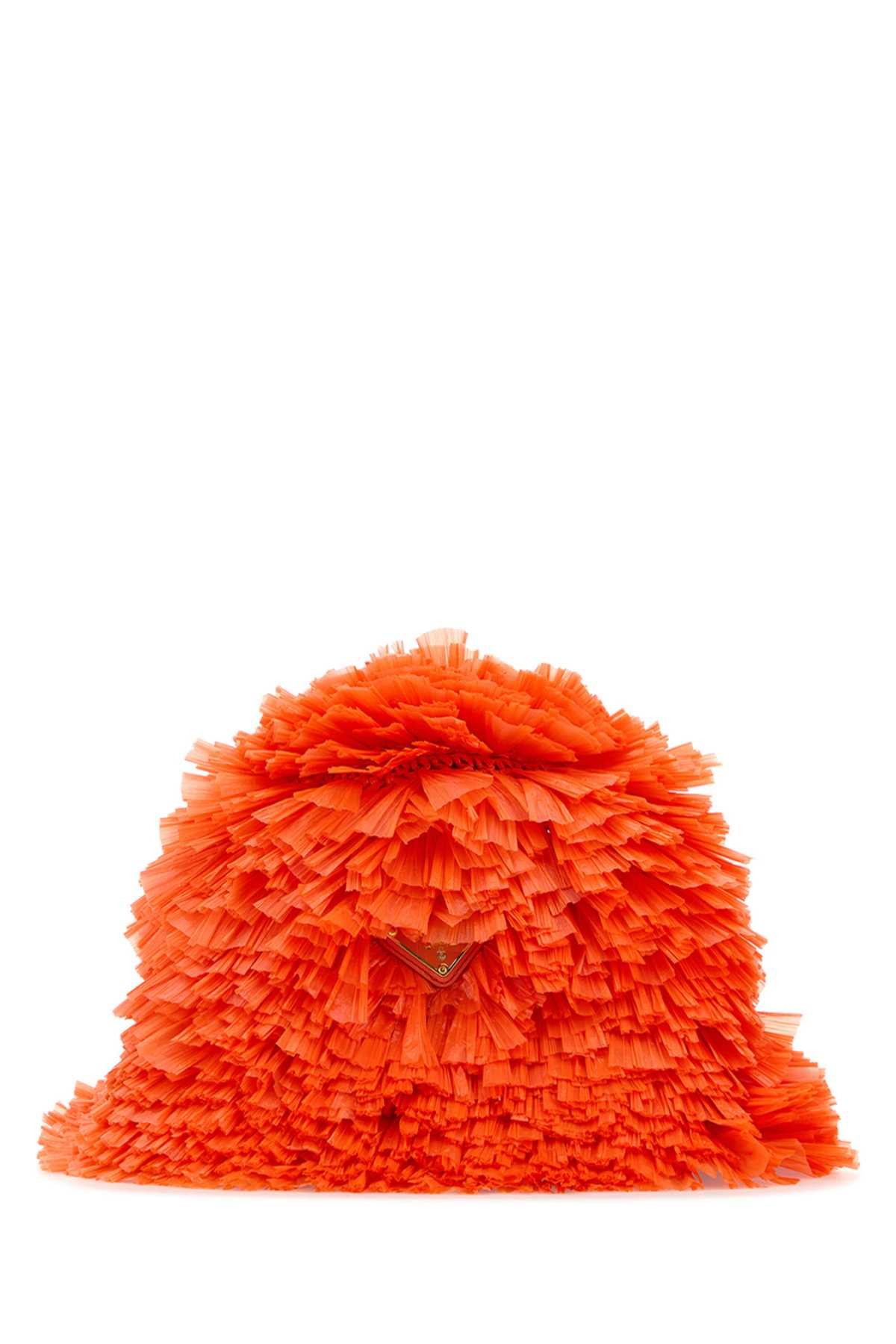 Prada Embellished Raffia Bucket Hat Size ONE SIZE - 2 Thumbnail