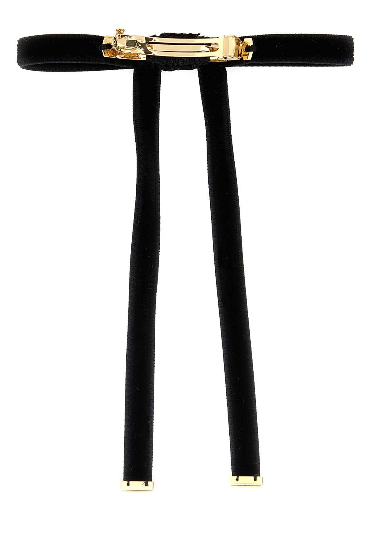 Prada Black Velvet Hair Clip Size ONE SIZE - 2 Thumbnail