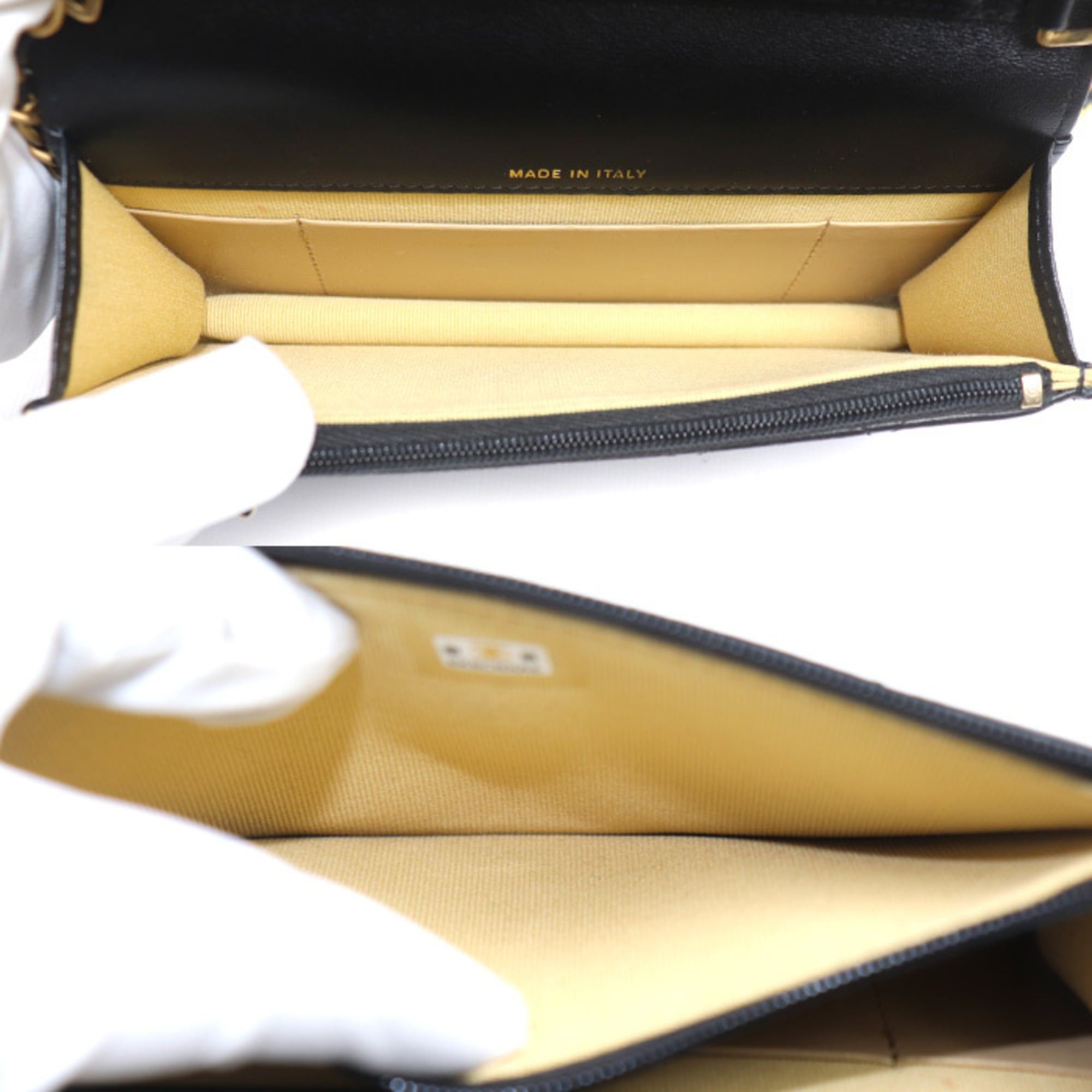 Chanel CHANEL Matelasse Flap Phone Holder Shoulder Bag, Black, AP3106, Women's Size ONE SIZE - 5 Thumbnail
