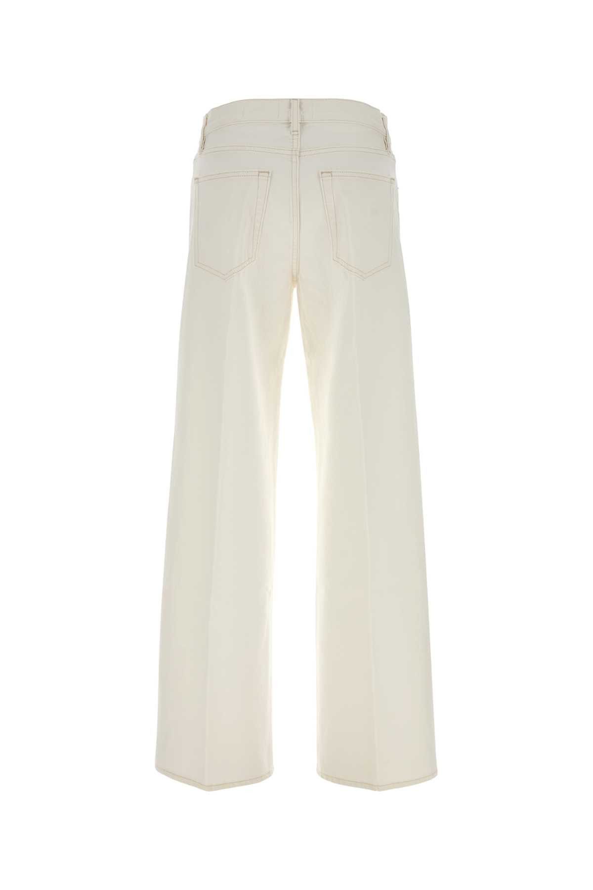 Frame White Denim The Stroll Jeans Size 29" - 2 Thumbnail