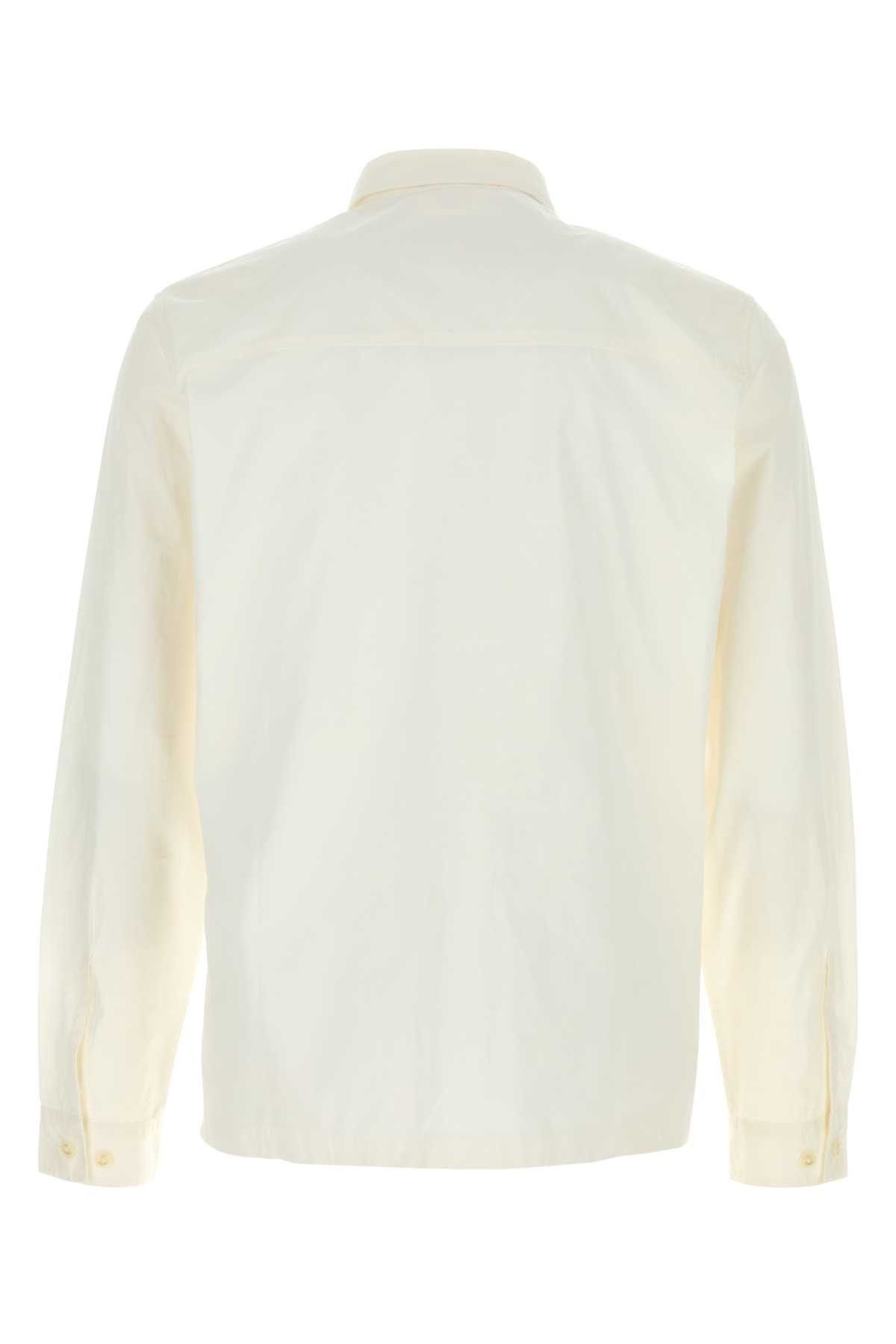 C.P. Company Ivory Poplin Shirt Size US XL / EU 56 / 4 - 2 Thumbnail