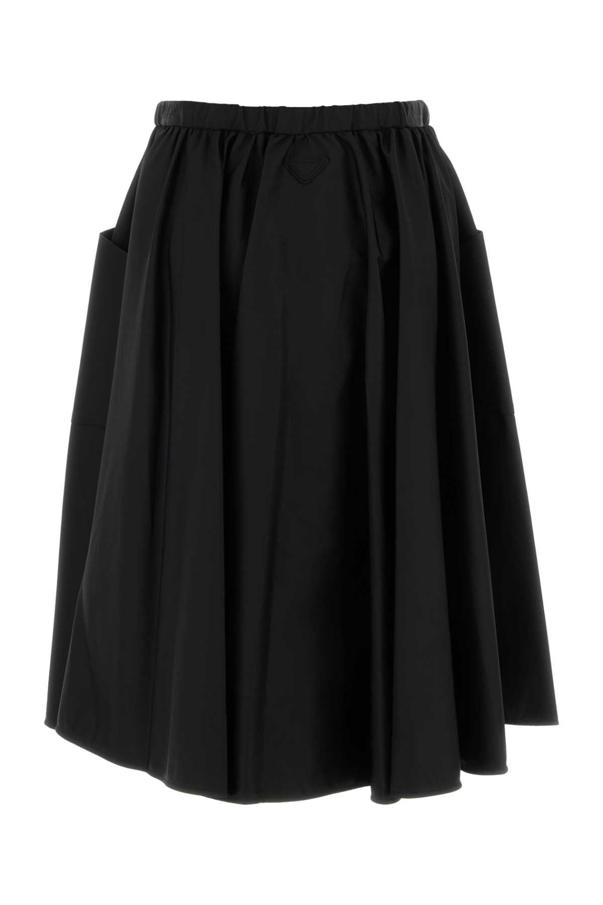 Prada Black Re-Nylon Skirt Size 30" / US 8 / IT 44 - 2 Thumbnail