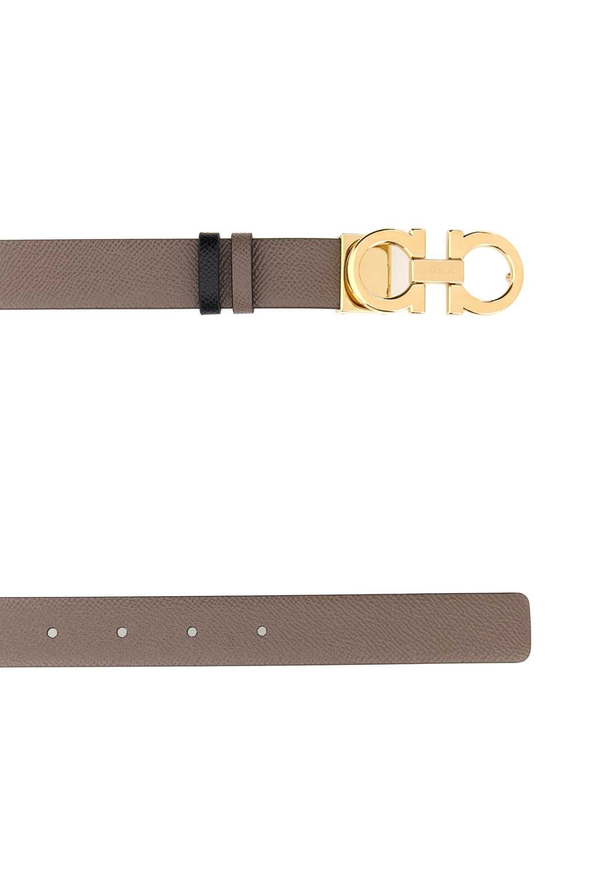 Salvatore Ferragamo Mud Leather Reversible Belt Size ONE SIZE - 2 Thumbnail
