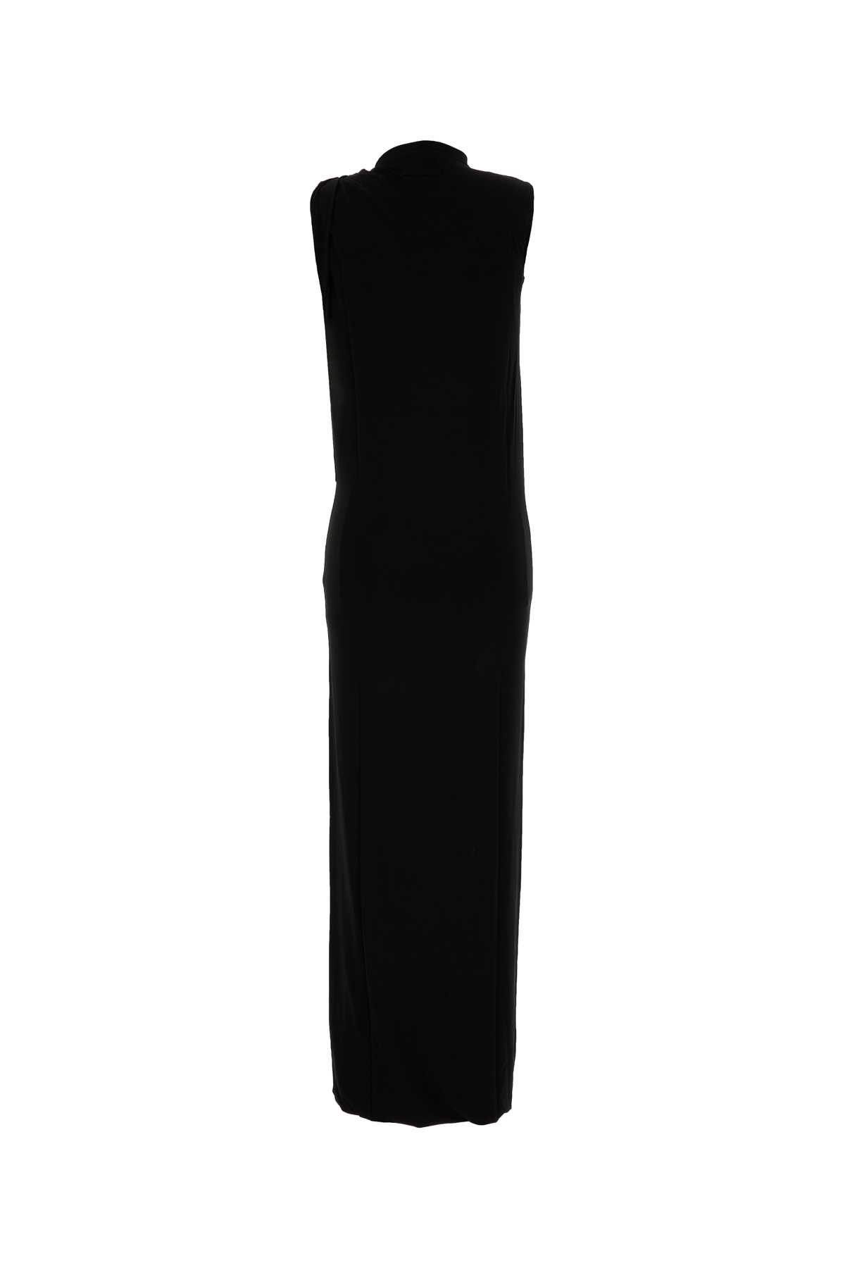 Jean Paul Gaultier Black Stretch Rayon Dress Size M / US 6-8 / IT 42-44 - 2 Thumbnail