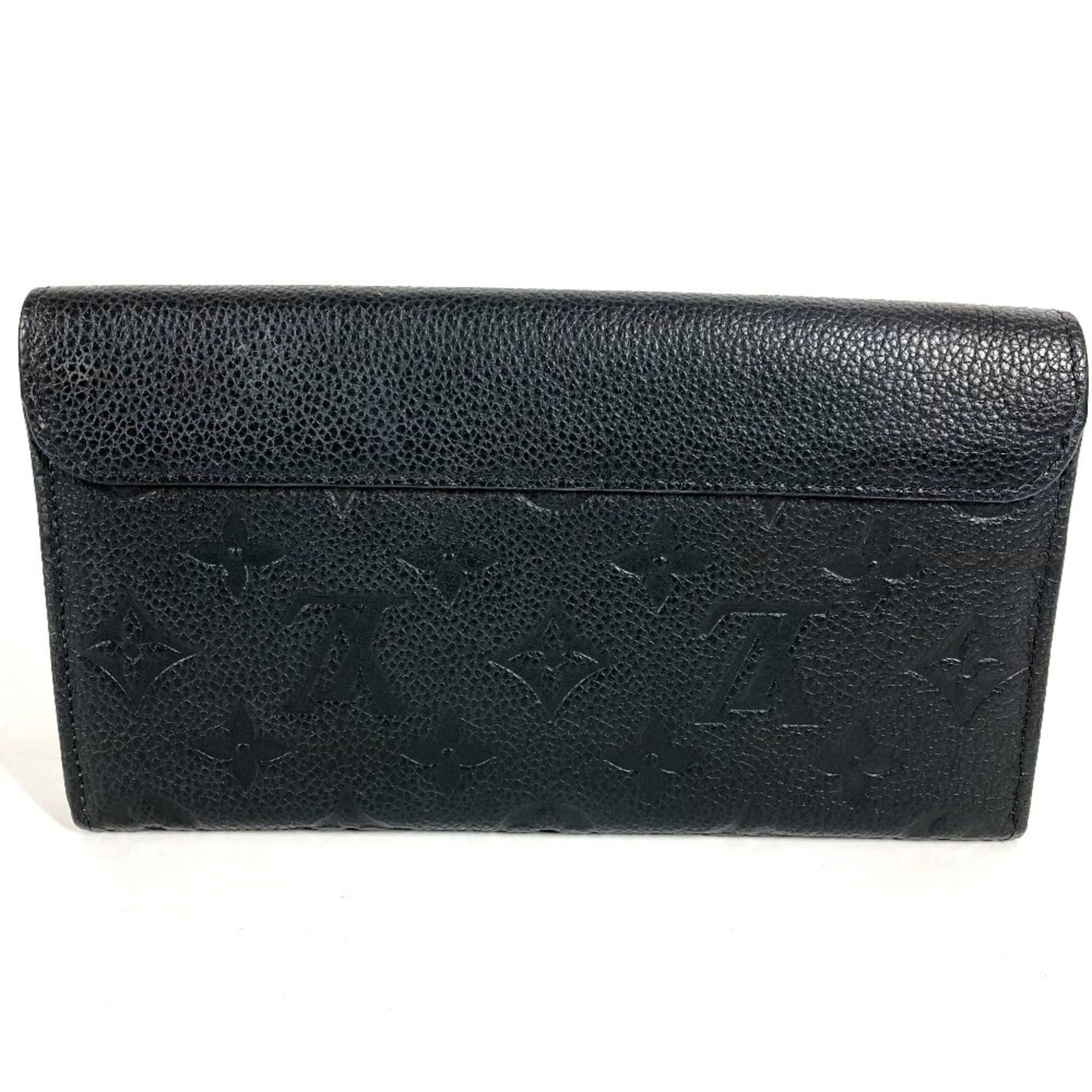 Louis Vuitton LOUIS VUITTON M61833 Monogram Empreinte Portefeuille Pont Neuf Long Wallet, Flap Leather, Men's/Women's, Noir/Black Size ONE SIZE - 2 Thumbnail