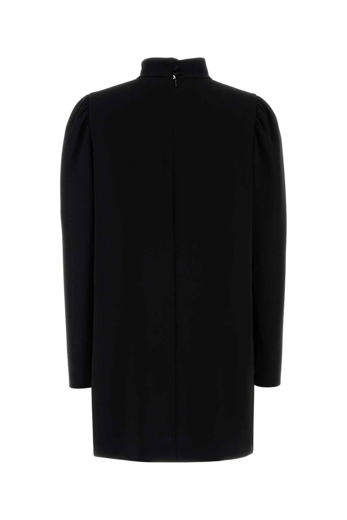 Max Mara Black Crepe Embassy Dress Size S / US 4 / IT 40 - 2 Thumbnail