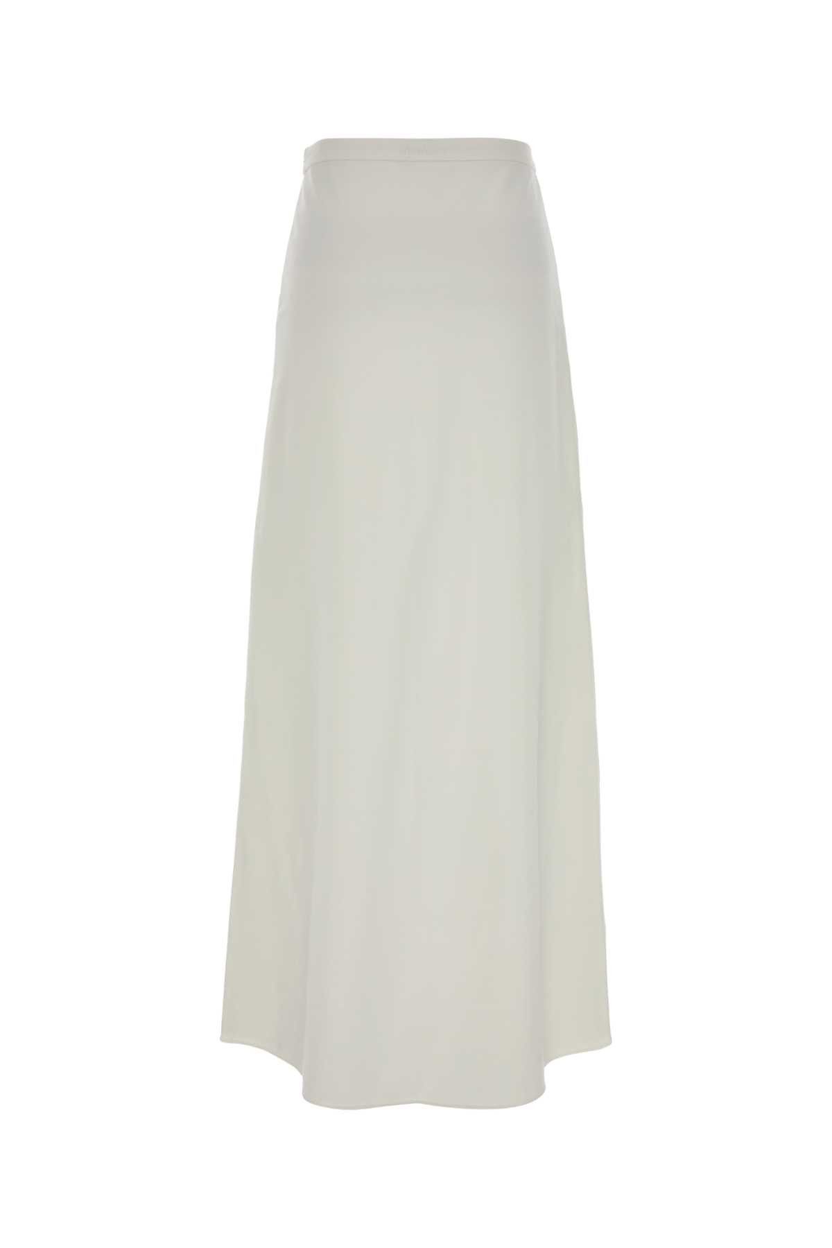 Max Mara White Jersey Vernice Skirt Size 27" / US 4 / IT 40 - 2 Thumbnail