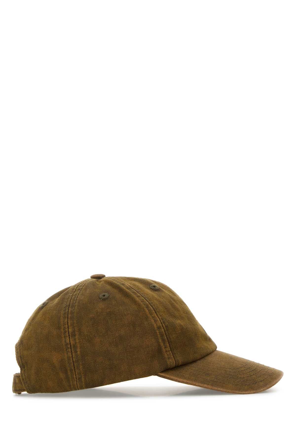 The Attico Brown Cotton Baseball Cap Size ONE SIZE - 2 Thumbnail