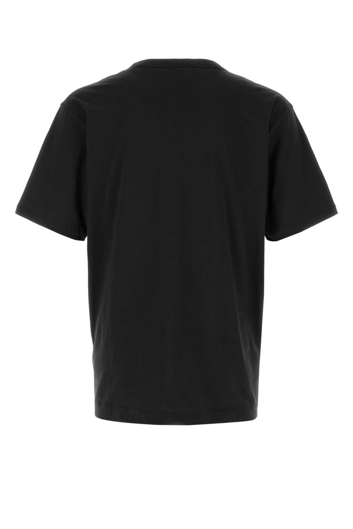 Dries Van Noten Black Cotton Heer T-Shirt Size US M / EU 48-50 / 2 - 2 Thumbnail