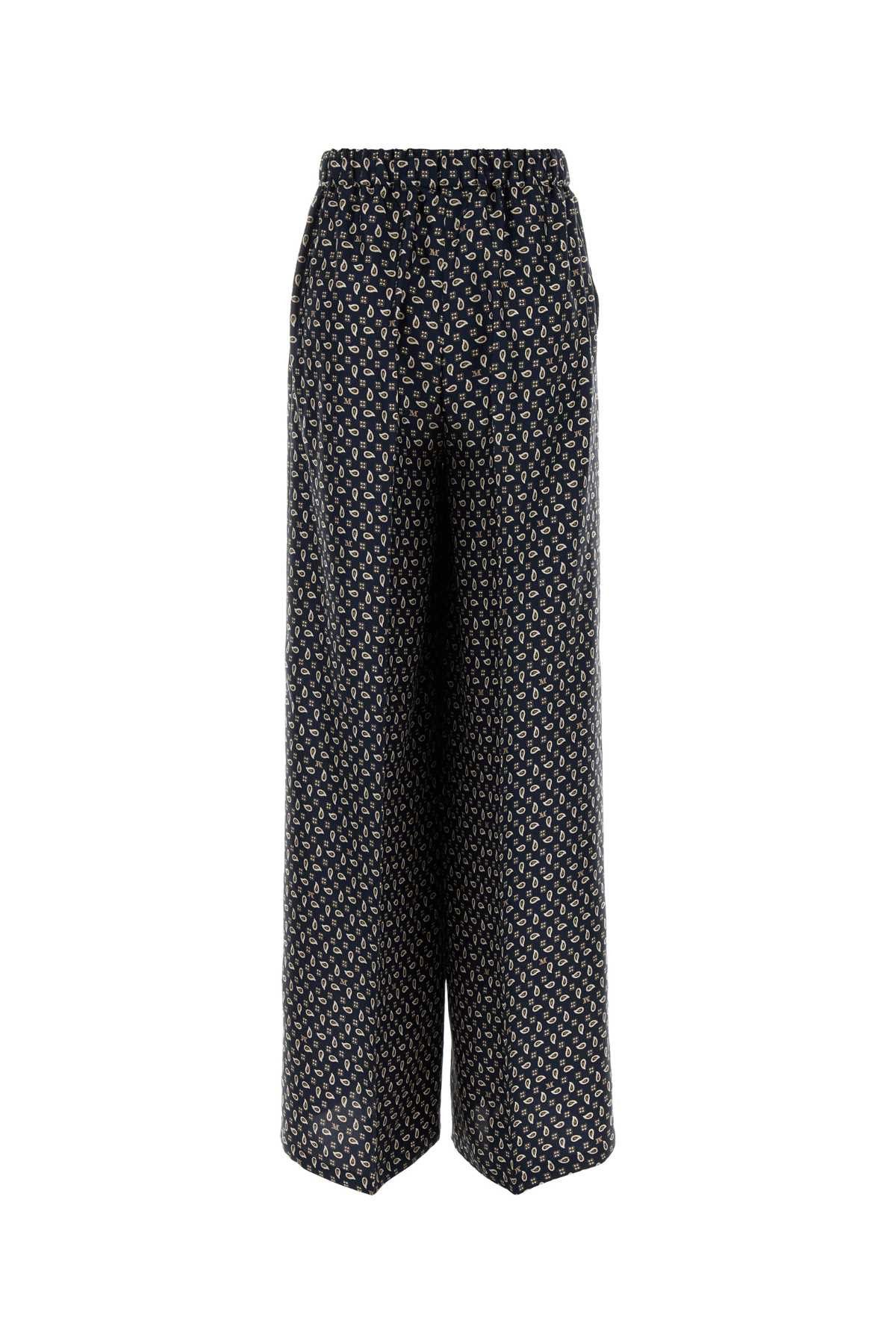 Max Mara Printed Silk Vischio Pant Size 27" / US 4 / IT 40 - 2 Thumbnail