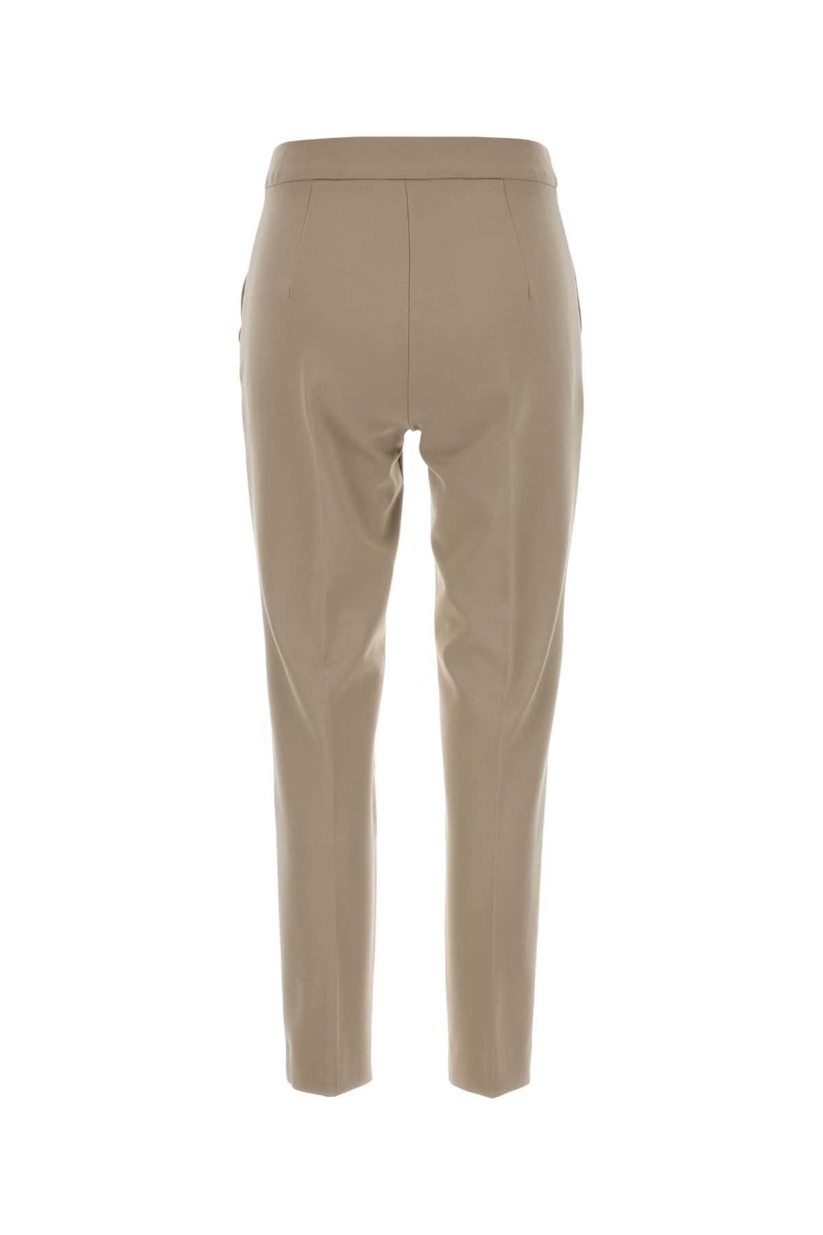 Max Mara Beige Stretch Viscose Blend Pegno Pant Size 28" / US 6 / IT 42 - 2 Thumbnail