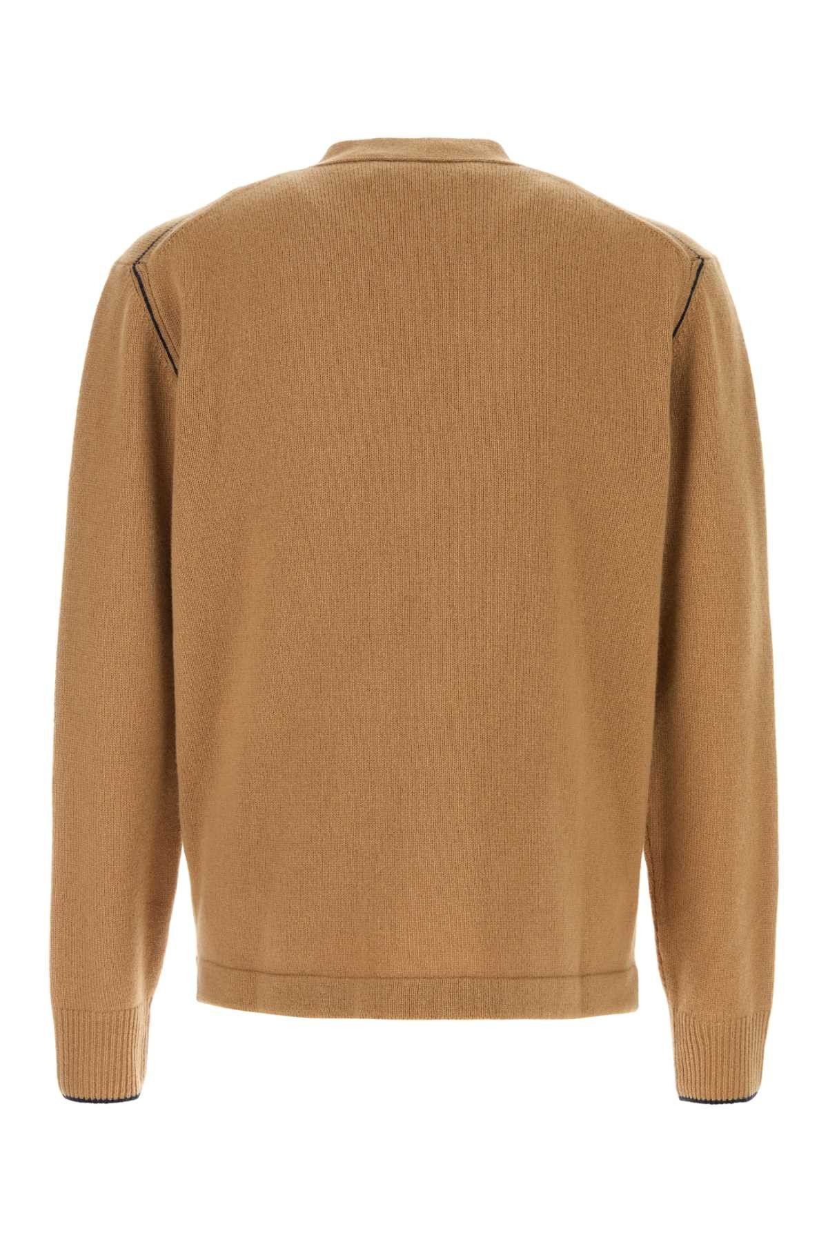 Vivienne Westwood Camel Wool Blend Alex Cardigan Size US L / EU 52-54 / 3 - 2 Thumbnail