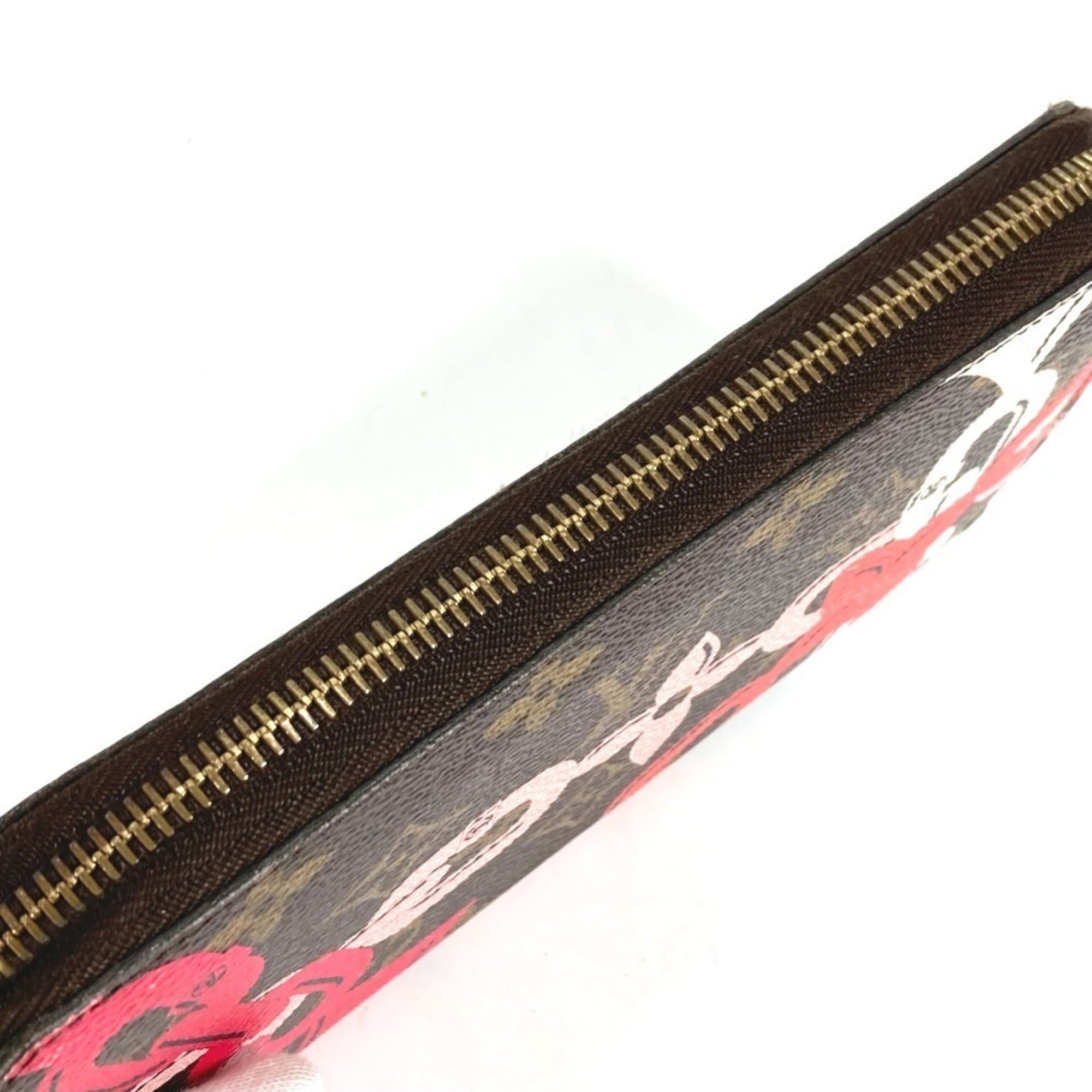 Louis Vuitton LOUIS VUITTON M41905 Monogram Bay Chain Print Zippy Wallet, Long Wallet with Round Zipper, Canvas, Women's, Brown Size ONE SIZE - 8 Thumbnail