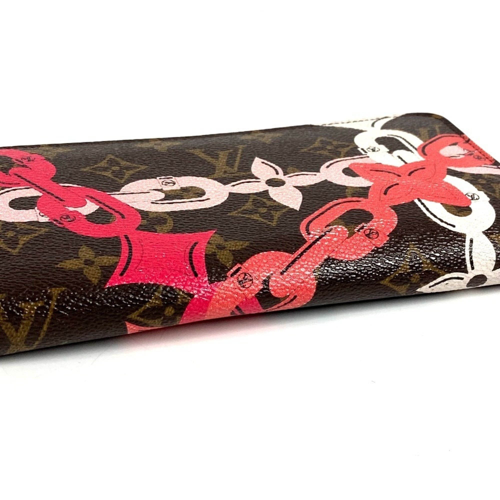 Louis Vuitton LOUIS VUITTON M41905 Monogram Bay Chain Print Zippy Wallet, Long Wallet with Round Zipper, Canvas, Women's, Brown Size ONE SIZE - 5 Thumbnail