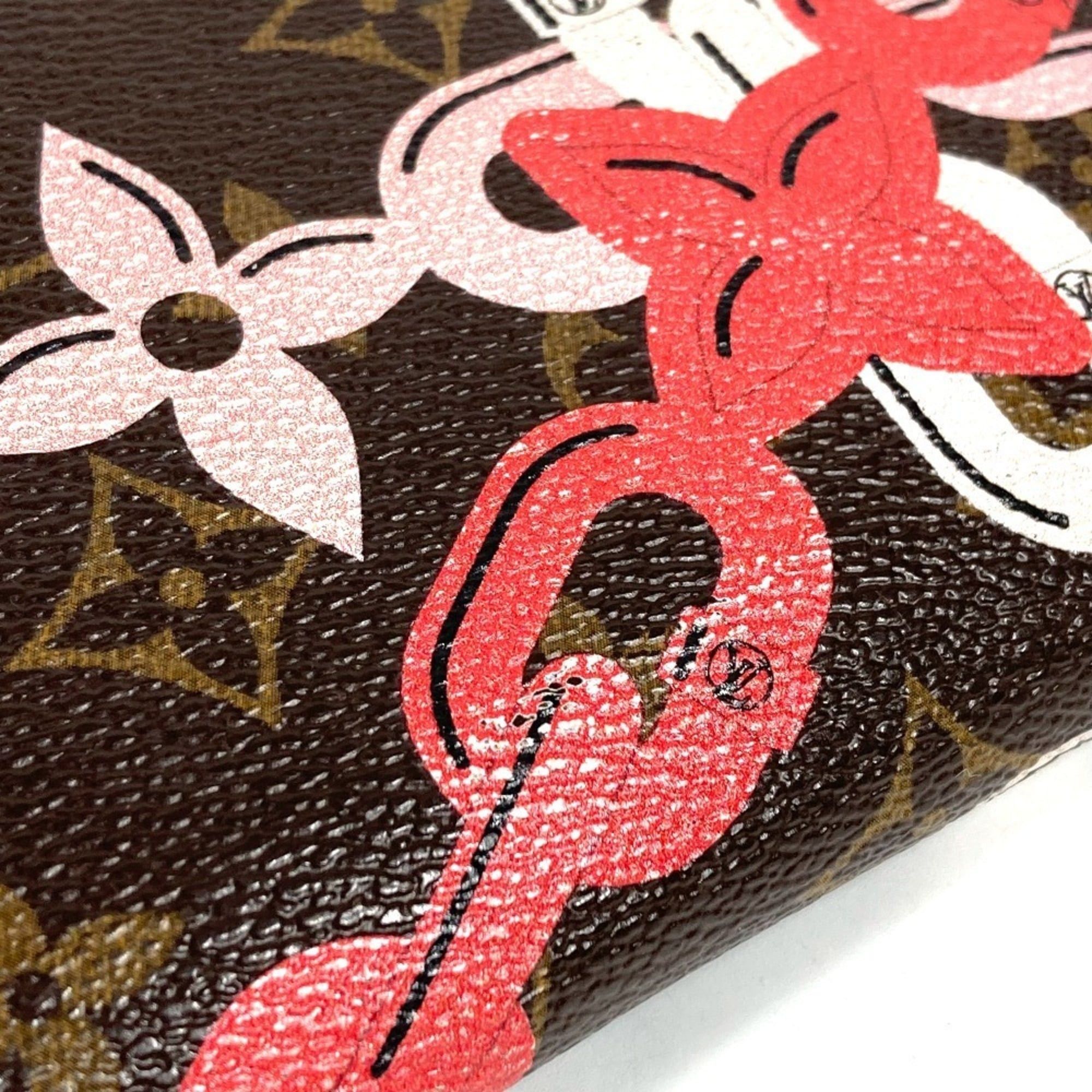 Louis Vuitton LOUIS VUITTON M41905 Monogram Bay Chain Print Zippy Wallet, Long Wallet with Round Zipper, Canvas, Women's, Brown Size ONE SIZE - 7 Thumbnail