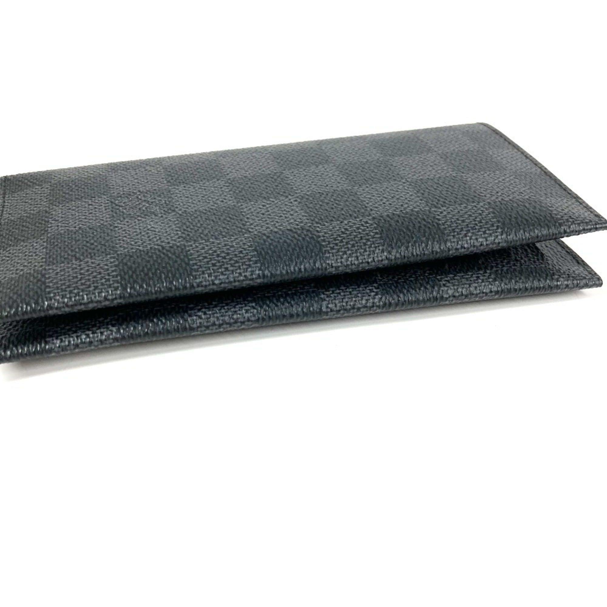 Louis Vuitton LOUIS VUITTON N61236 Damier Graphite Porte Carte 16CC Business Card Holder/Pass Case/Bifold Case in Canvas, Black, for Men and Women Size ONE SIZE - 4 Thumbnail