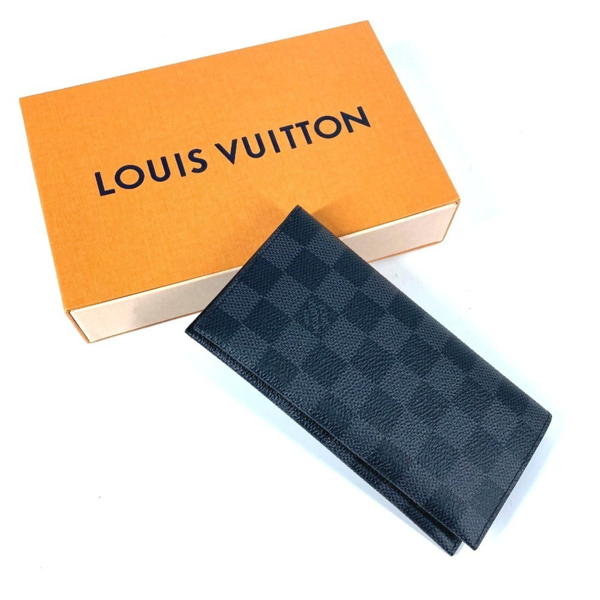 Louis Vuitton LOUIS VUITTON N61236 Damier Graphite Porte Carte 16CC Business Card Holder/Pass Case/Bifold Case in Canvas, Black, for Men and Women Size ONE SIZE - 9 Thumbnail