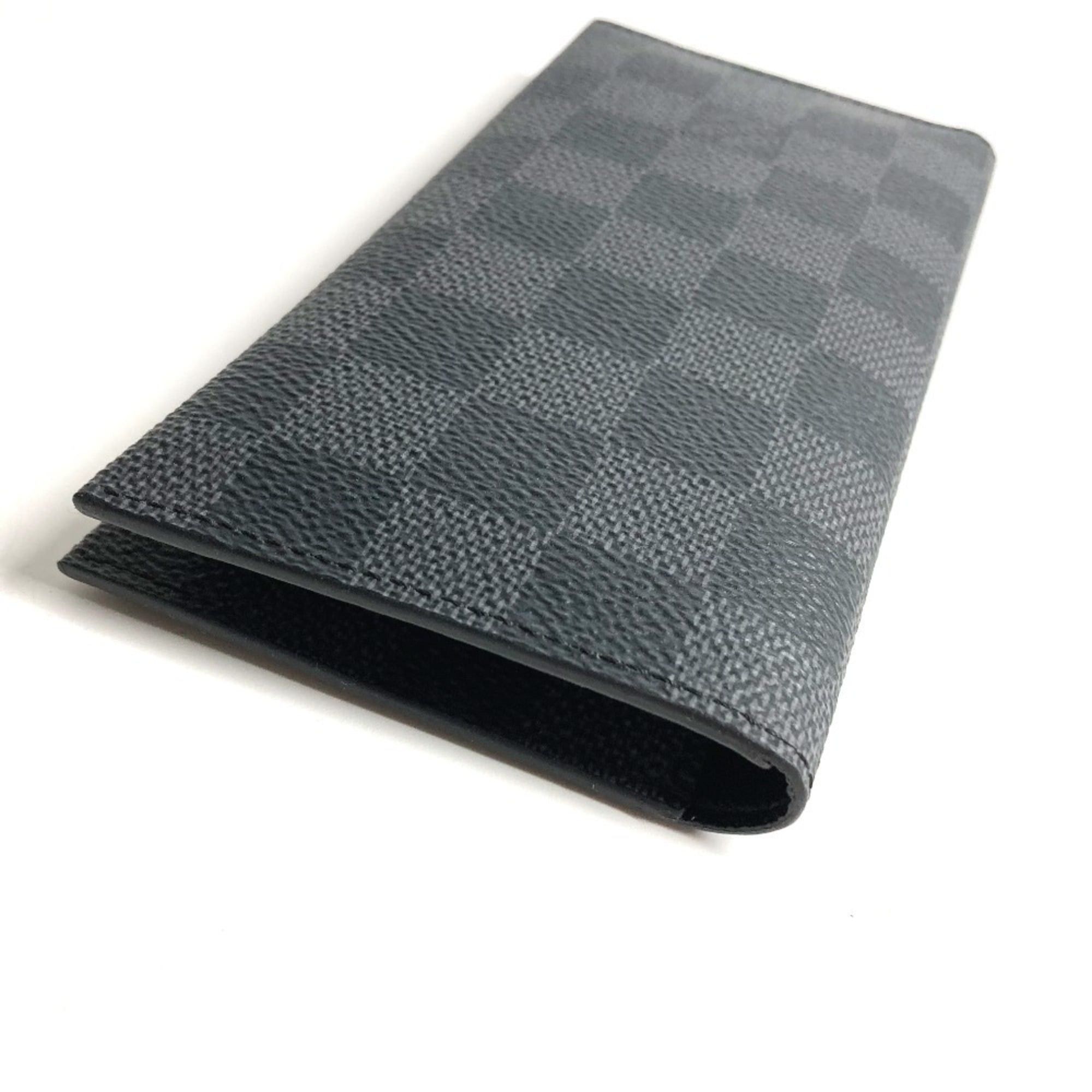 Louis Vuitton LOUIS VUITTON N61236 Damier Graphite Porte Carte 16CC Business Card Holder/Pass Case/Bifold Case in Canvas, Black, for Men and Women Size ONE SIZE - 3 Thumbnail