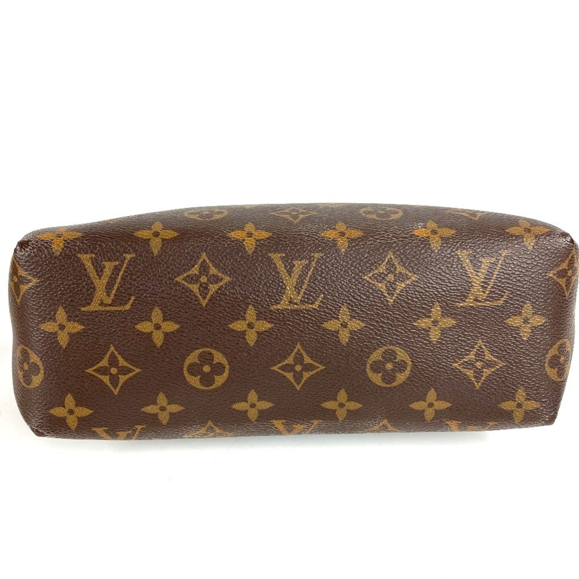 LOUIS VUITTON M64124 Monogram Pallas Beauty Case, Makeup Pouch, Clutch Bag, Canvas, Men's and Women's, Brown
