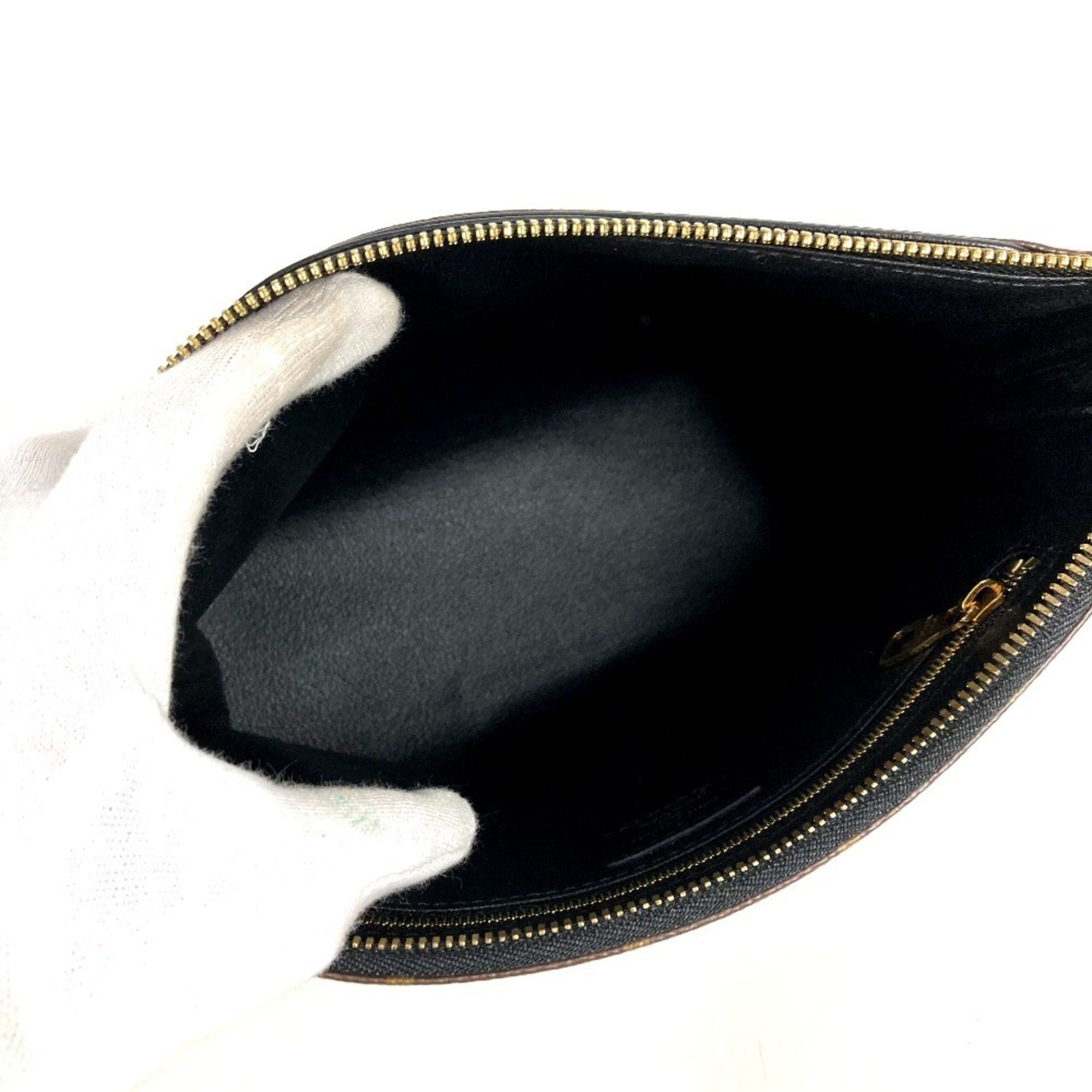 LOUIS VUITTON M64124 Monogram Pallas Beauty Case, Makeup Pouch, Clutch Bag, Canvas, Men's and Women's, Brown