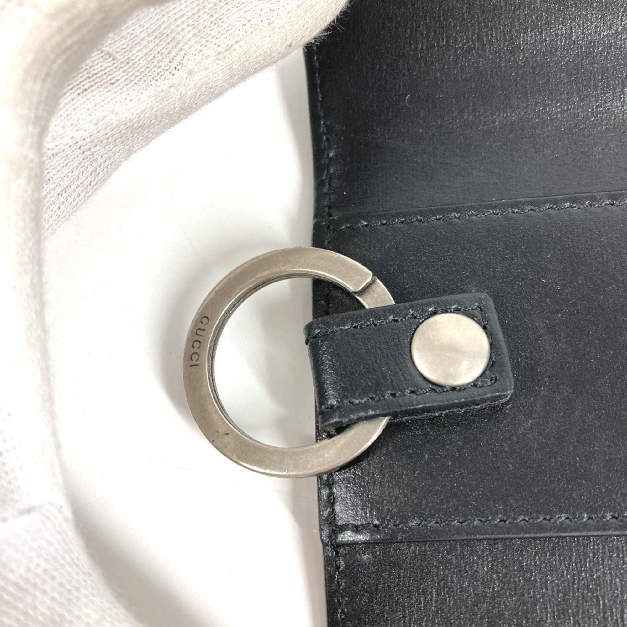 Gucci GUCCI GG Marmont Logo 6-Piece Key Ring Case, Leather, Black, Men's and Women's Size ONE SIZE - 9 Thumbnail