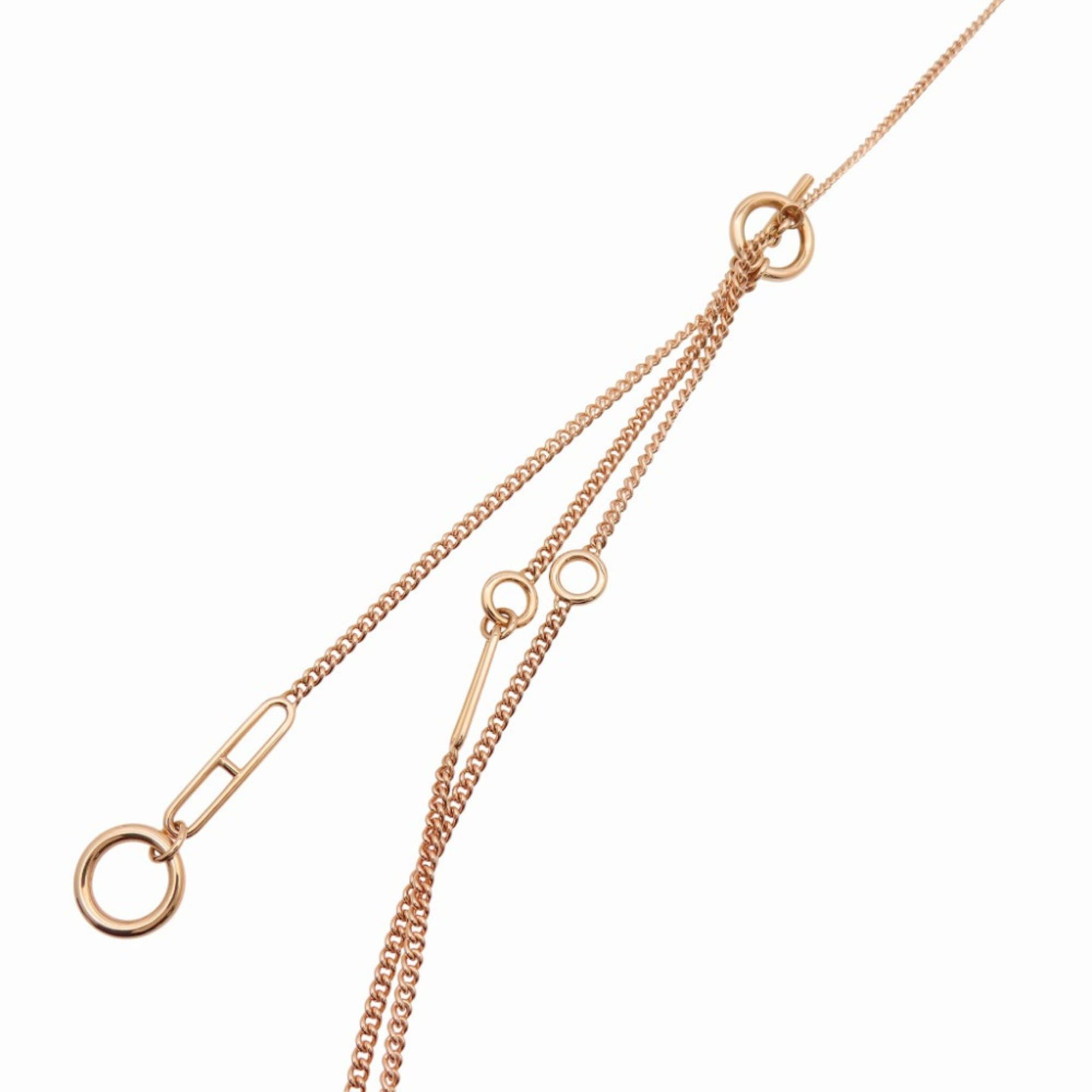 Hermes Hermes Like New Hermès Echappé KL8PG Long Necklace 750 Pink Gold 35.3g Jewelry 1314 Size ONE SIZE - 3 Thumbnail