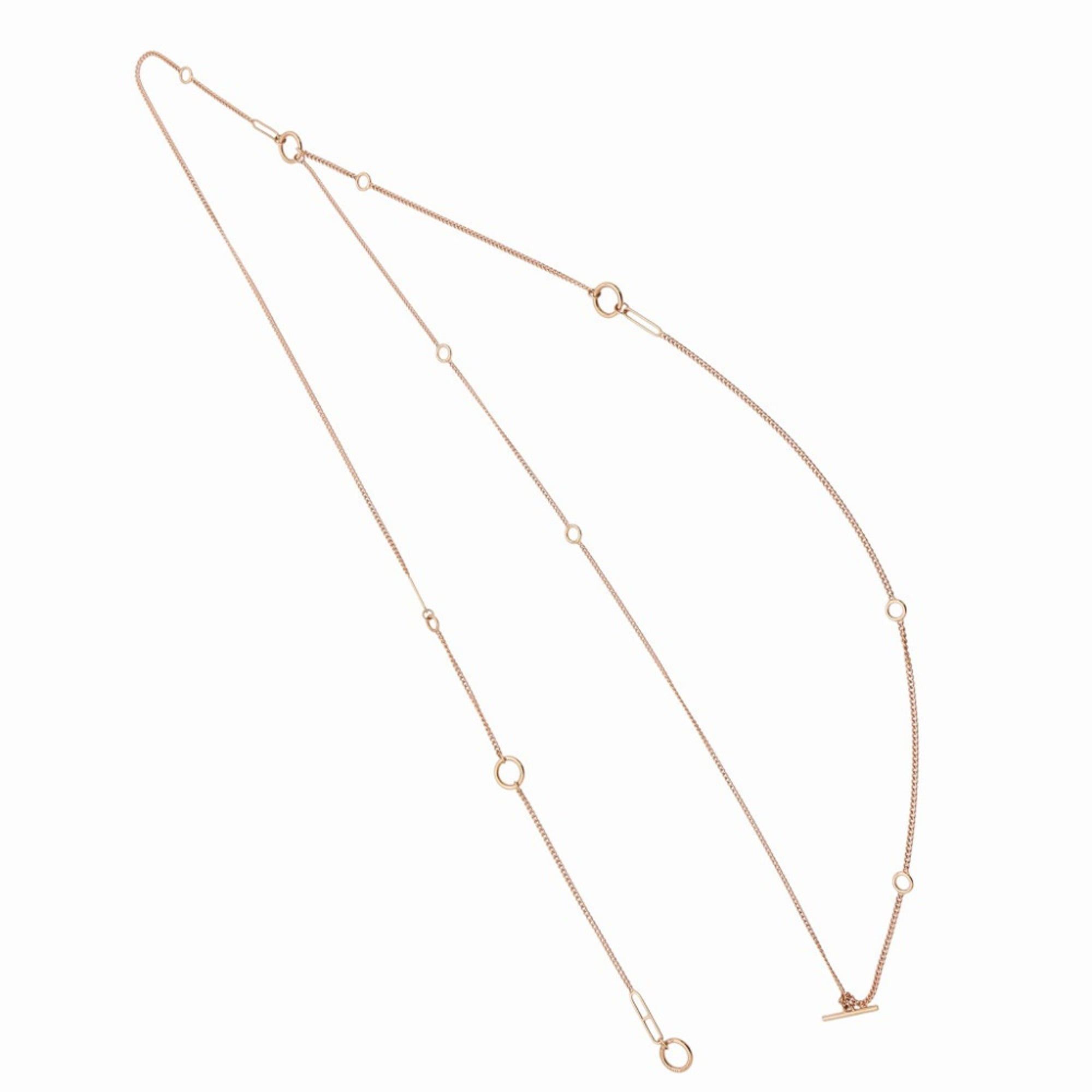 Hermes Hermes Like New Hermès Echappé KL8PG Long Necklace 750 Pink Gold 35.3g Jewelry 1314 Size ONE SIZE - 6 Thumbnail
