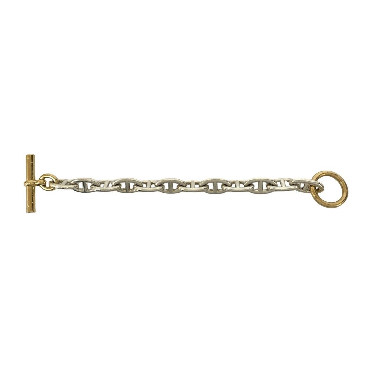 Hermes Hermes Hermès Chaine d'Ancre GM Silver925 Au750 Bracelet Size 12 Precious Metal Bracelet DUTY FREE for USA Size ONE SIZE - 6 Thumbnail