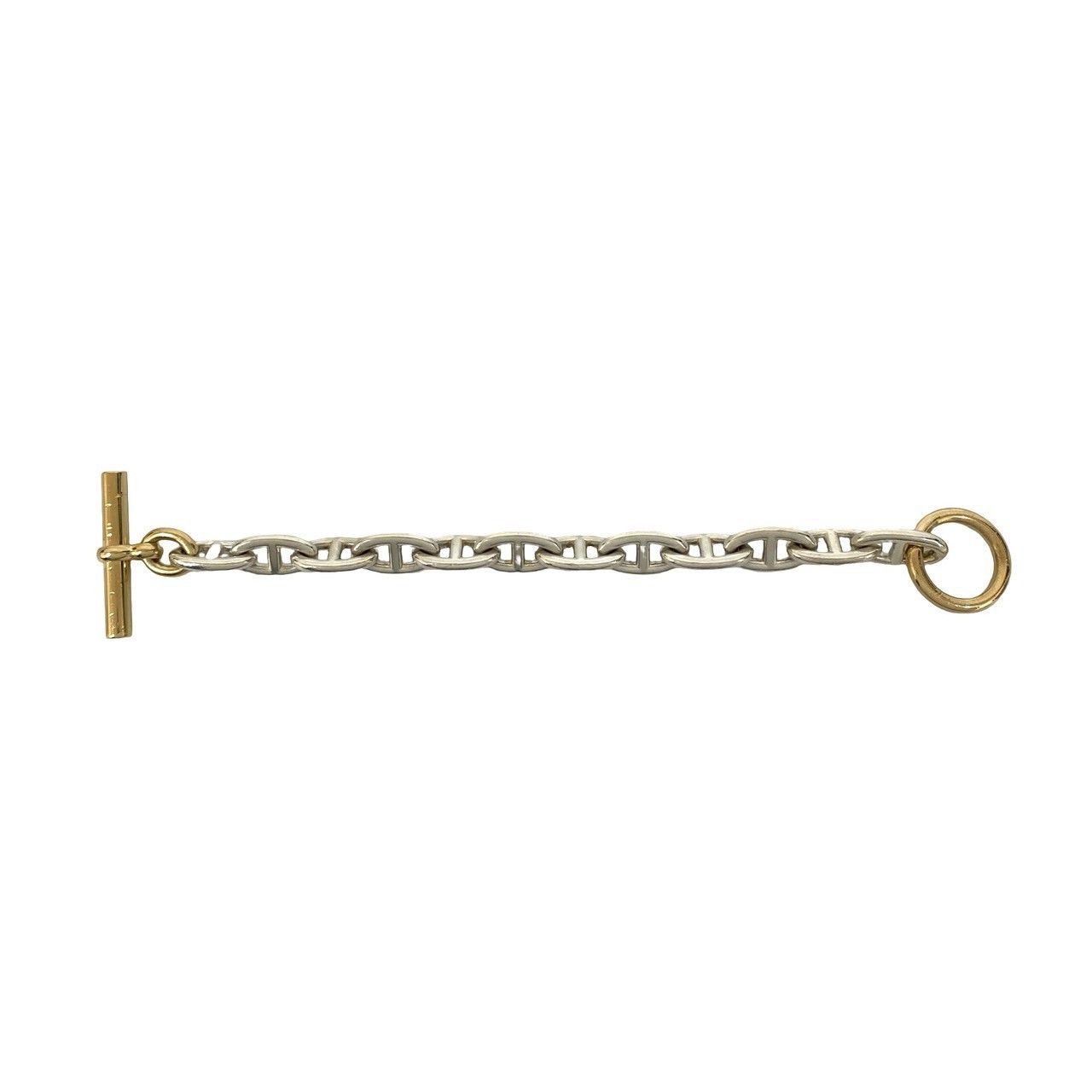 Hermes Hermes Hermès Chaine d'Ancre GM Silver925 Au750 Bracelet Size 12 Precious Metal Bracelet DUTY FREE for USA Size ONE SIZE - 7 Thumbnail