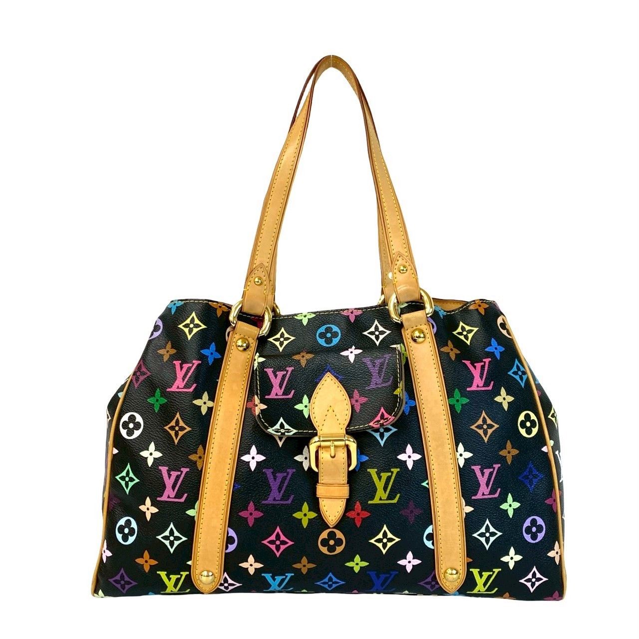 Louis Vuitton Louis Vuitton Louis Vuitton Aurelia MM Monogram Multicolor Tote Bag Textile Tote Bag DUTY FREE for USA Size ONE SIZE - 2 Thumbnail